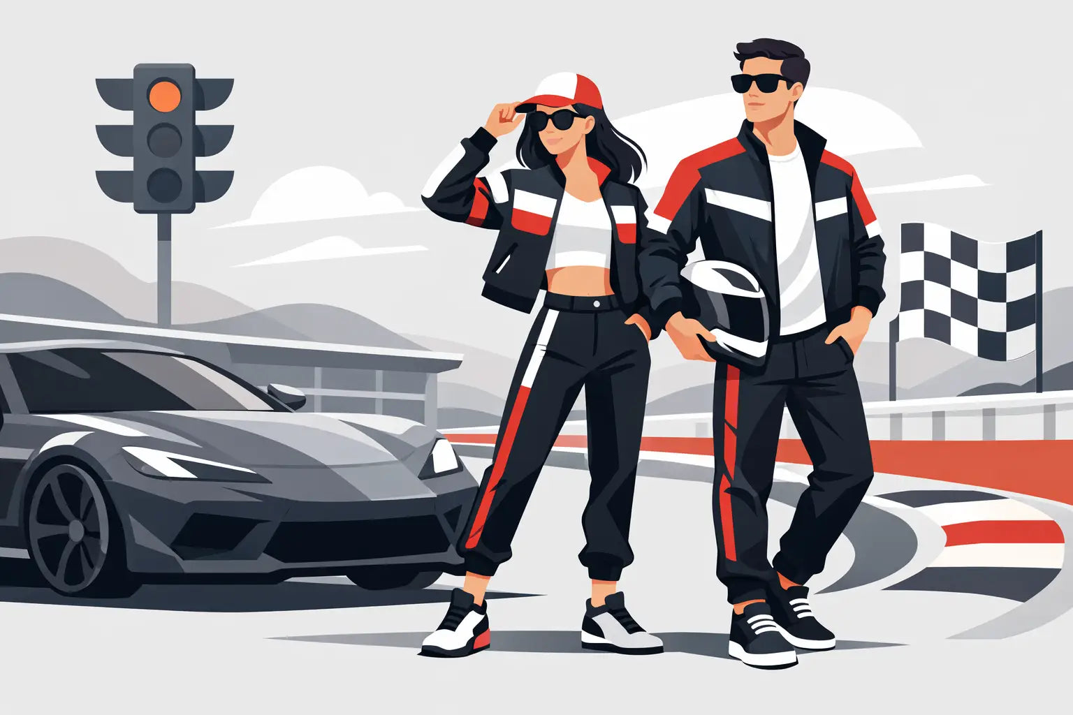 How to Style Racing Inspired Outfits