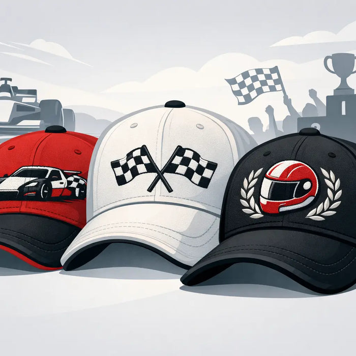 Embroidered Racing Hats That Fans Actually Wear