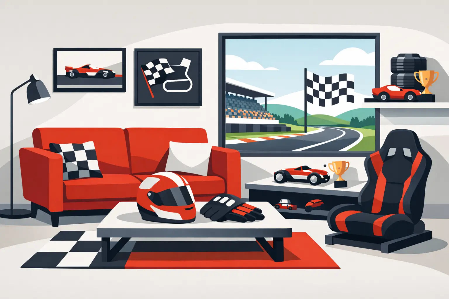Motorsport Themed Home Decor That Feels Race-Day Ready