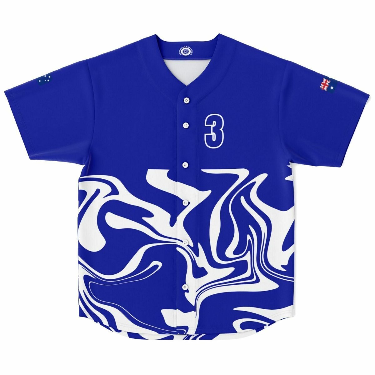 Liquid Design - #3 - Baseball Jersey - FormulaFanatics