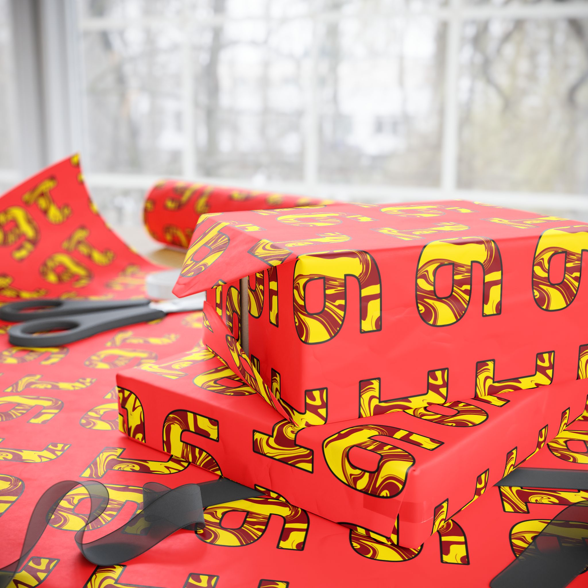 Livery Inspired "16" Wrapping Paper