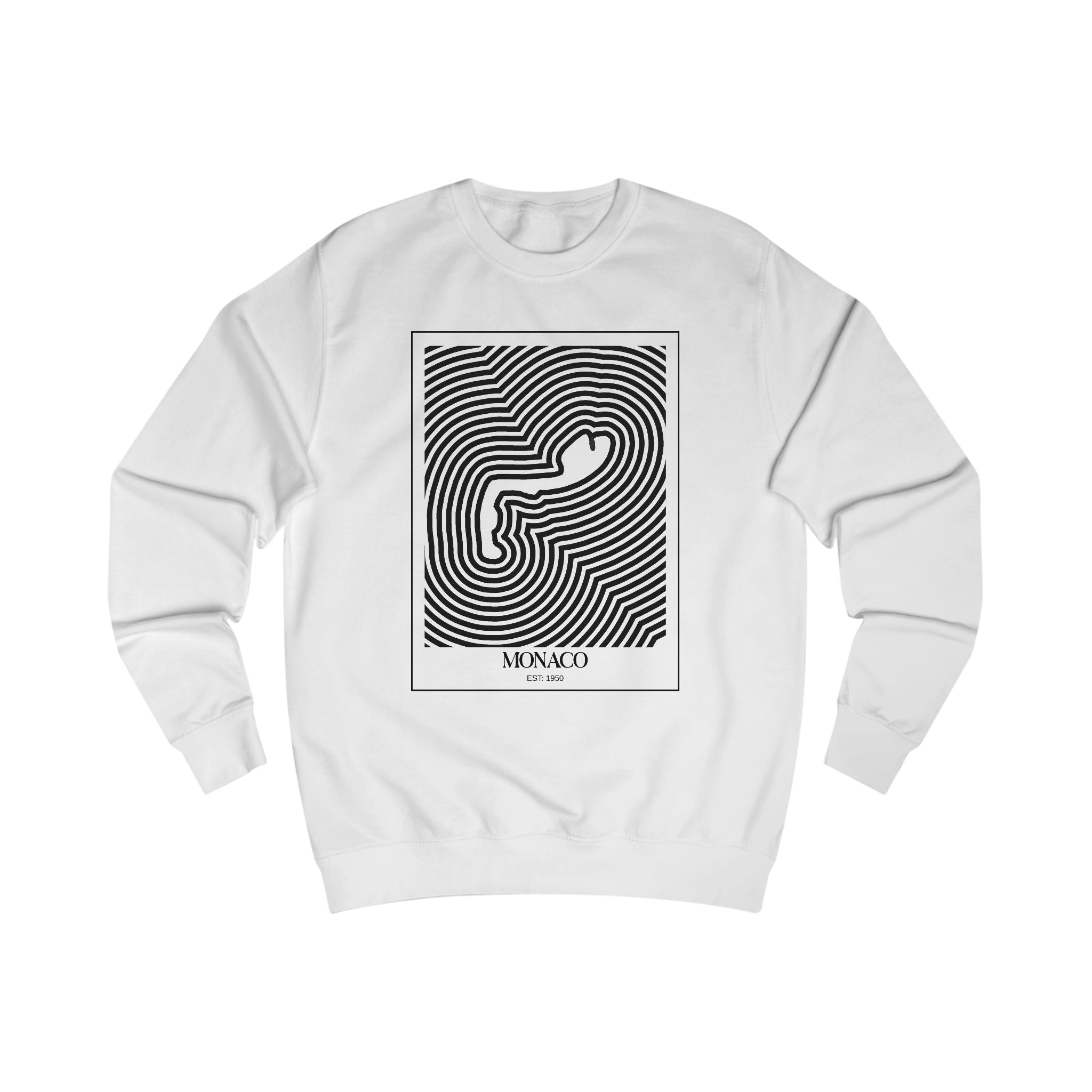 Monaco | Circuit Contours | Sweatshirt