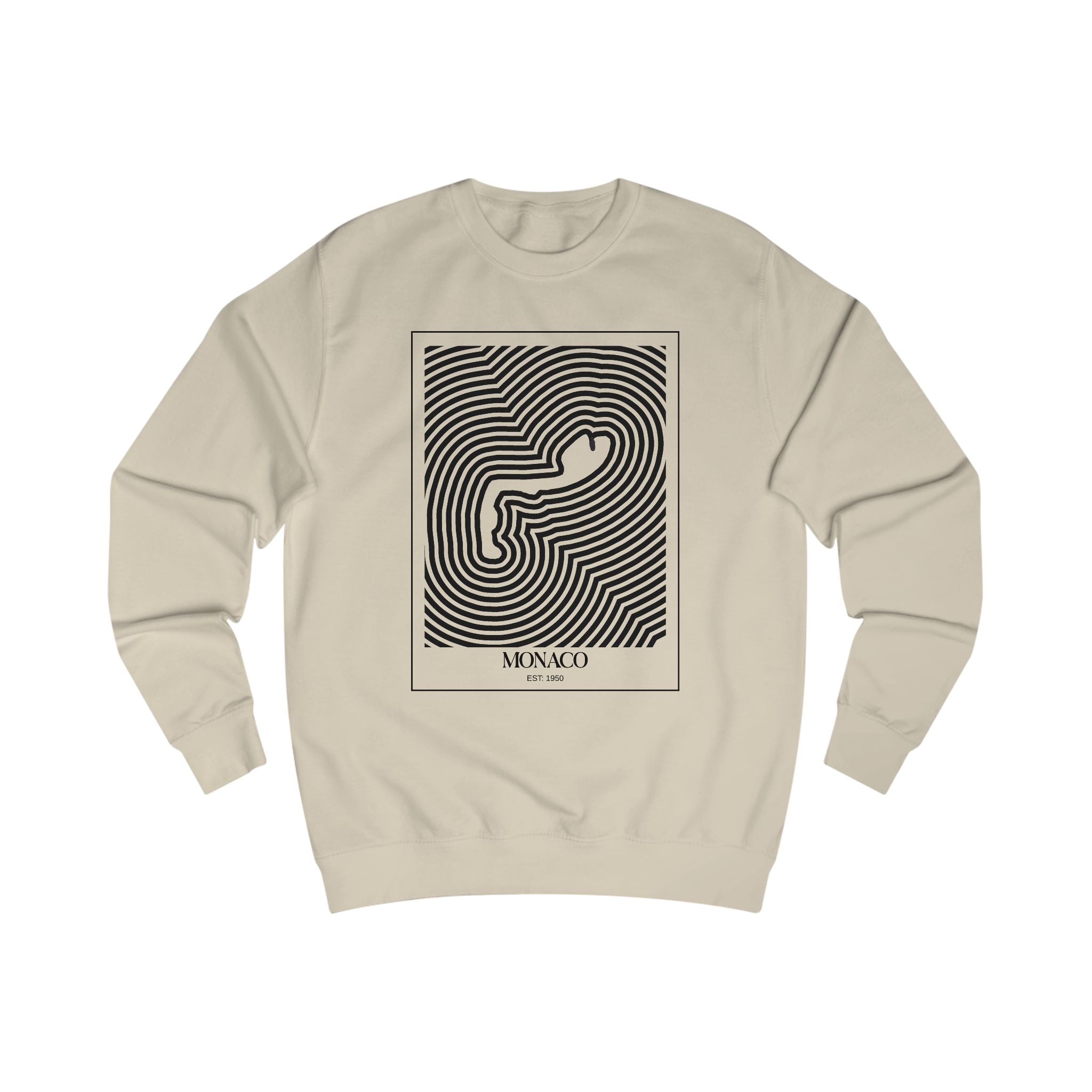 Monaco | Circuit Contours | Sweatshirt