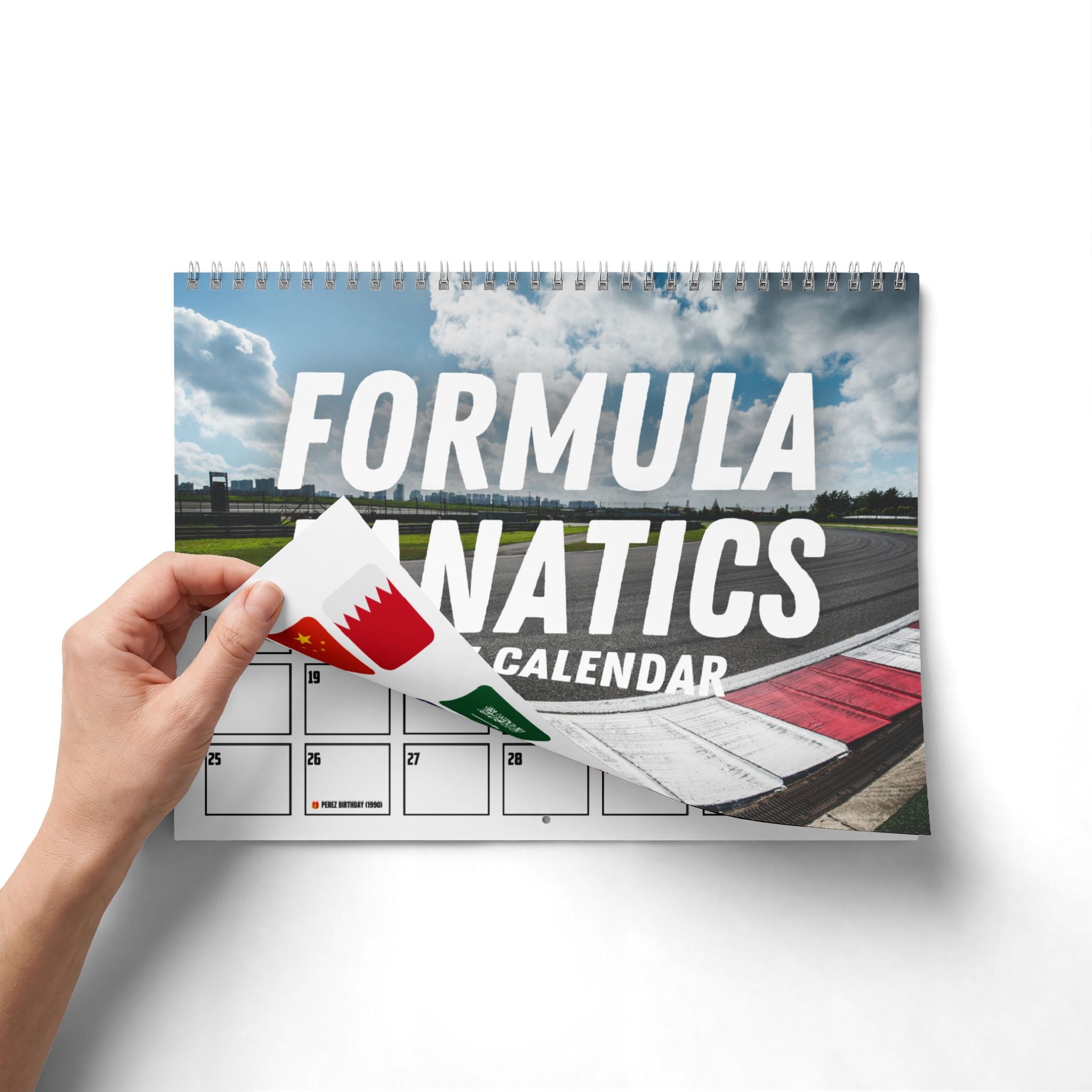 2027 Formula Fanatics Race Schedule | Wall Calendars