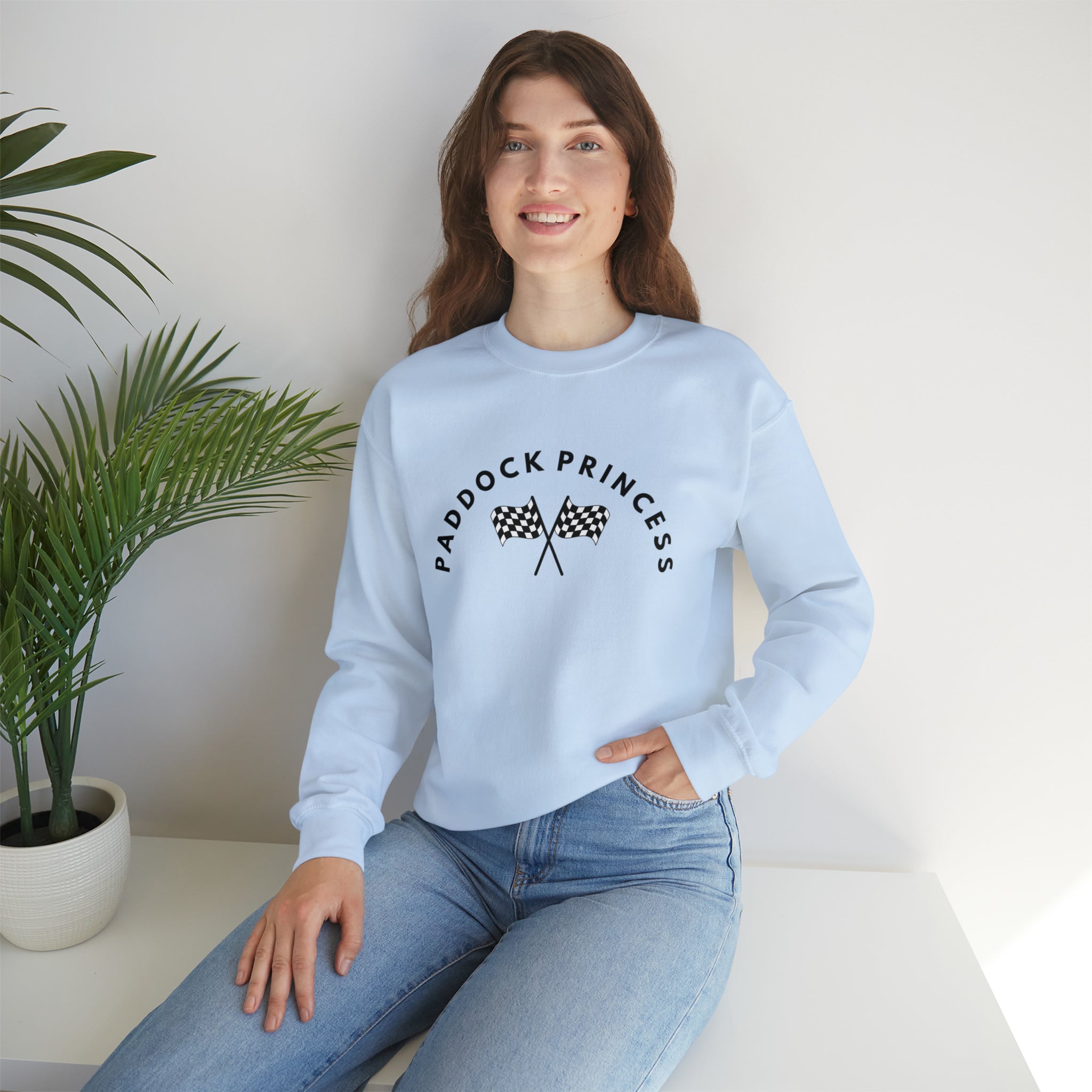 Paddock Princess Heavy Blend™ Crewneck Sweatshirt - FormulaFanatics