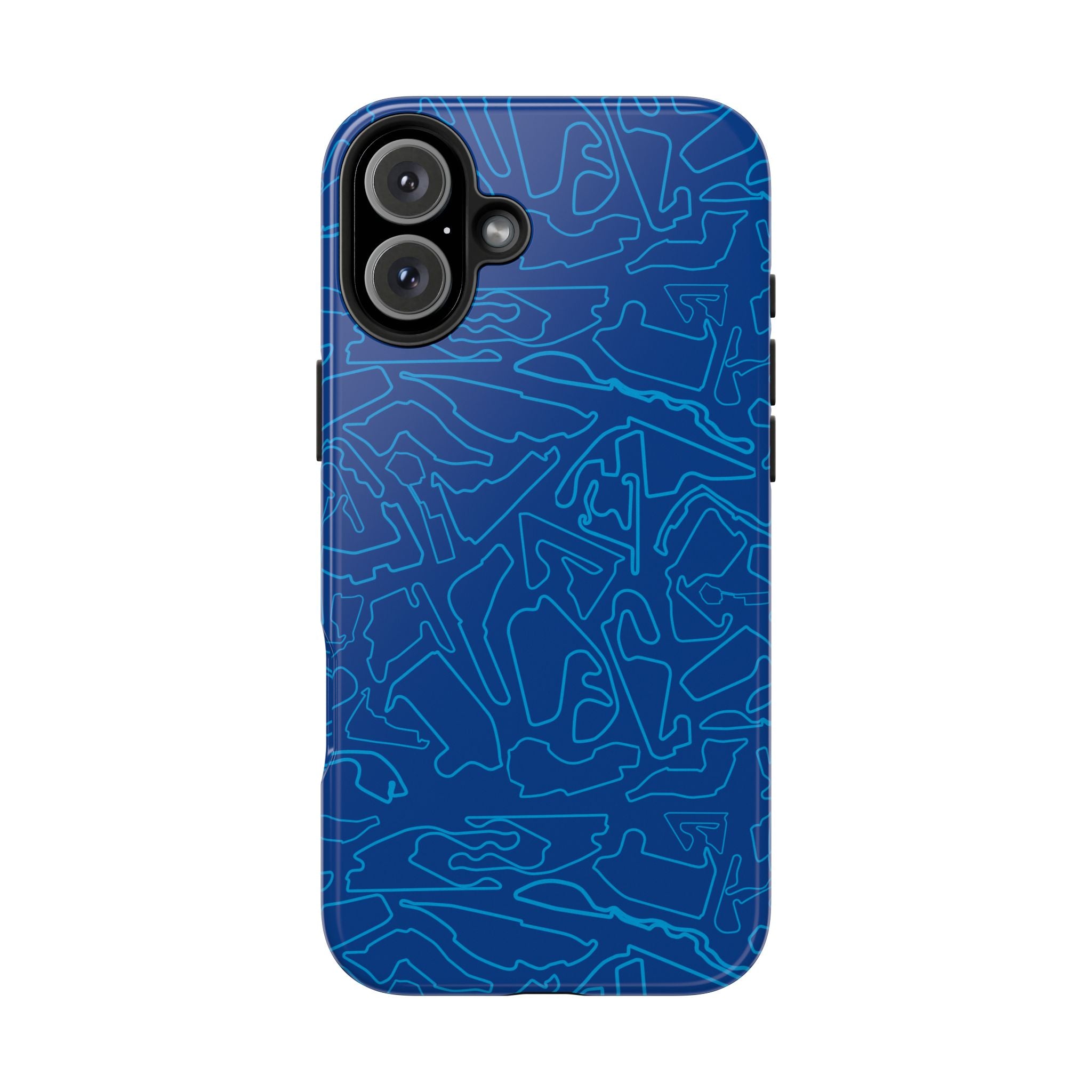 Tracks & Texts | Blue/Navy | Phone Case for Tough Protection