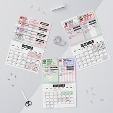 2027 Race Season Wall Calendar UK