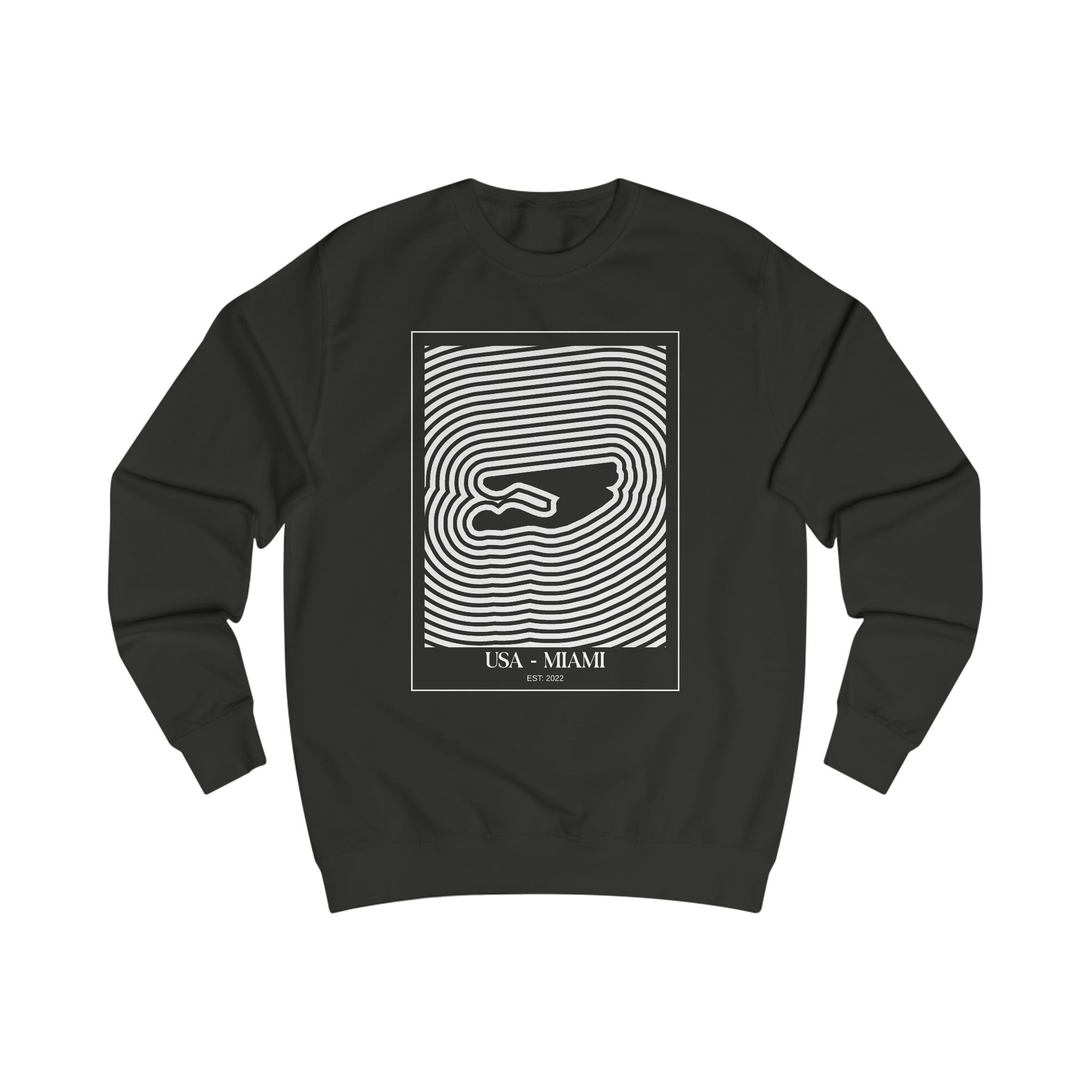 Miami | Circuit Contours | Sweatshirt