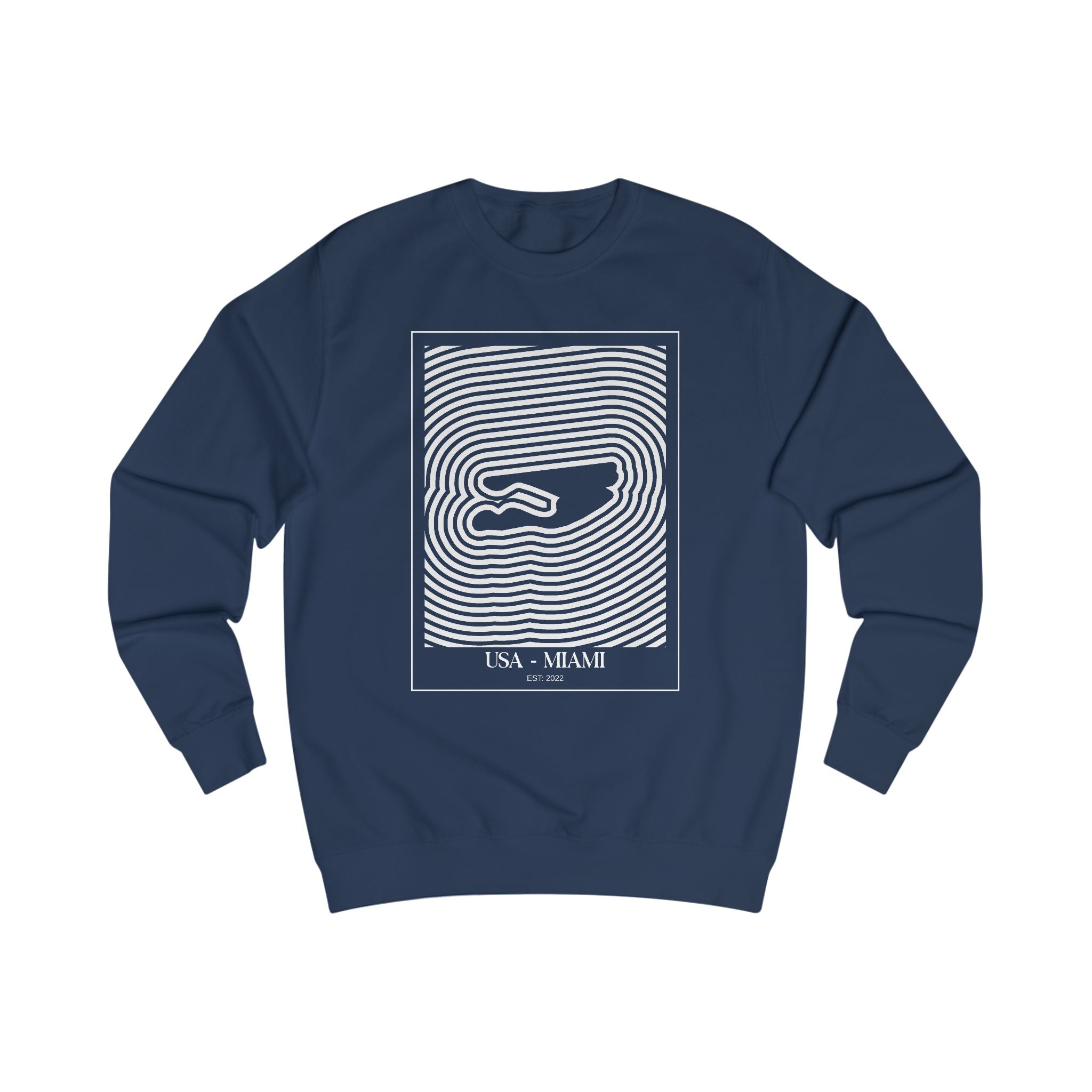 Miami | Circuit Contours | Sweatshirt