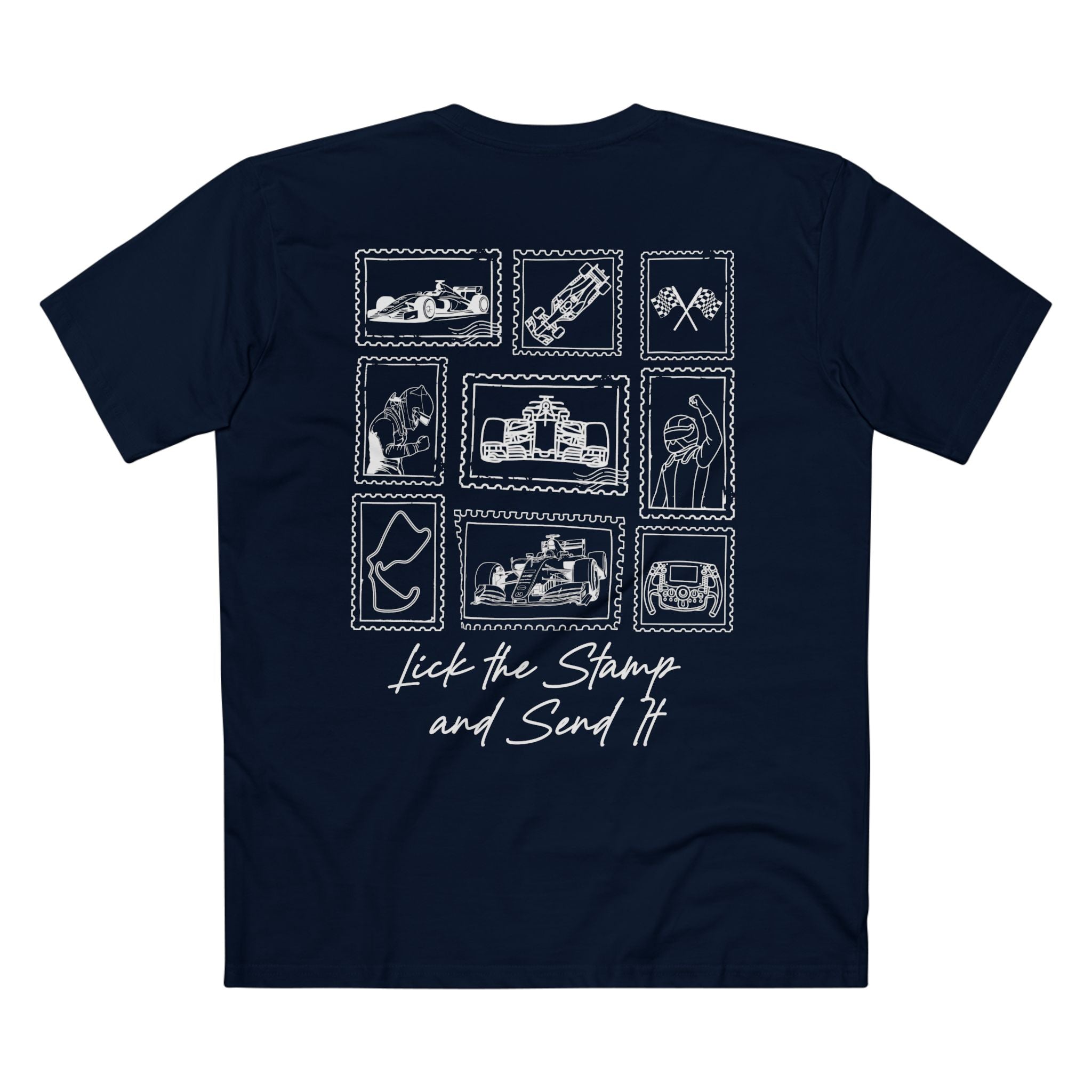 Lick the Stamp and Send It | Premium Adult Tee | Formula Fanatics