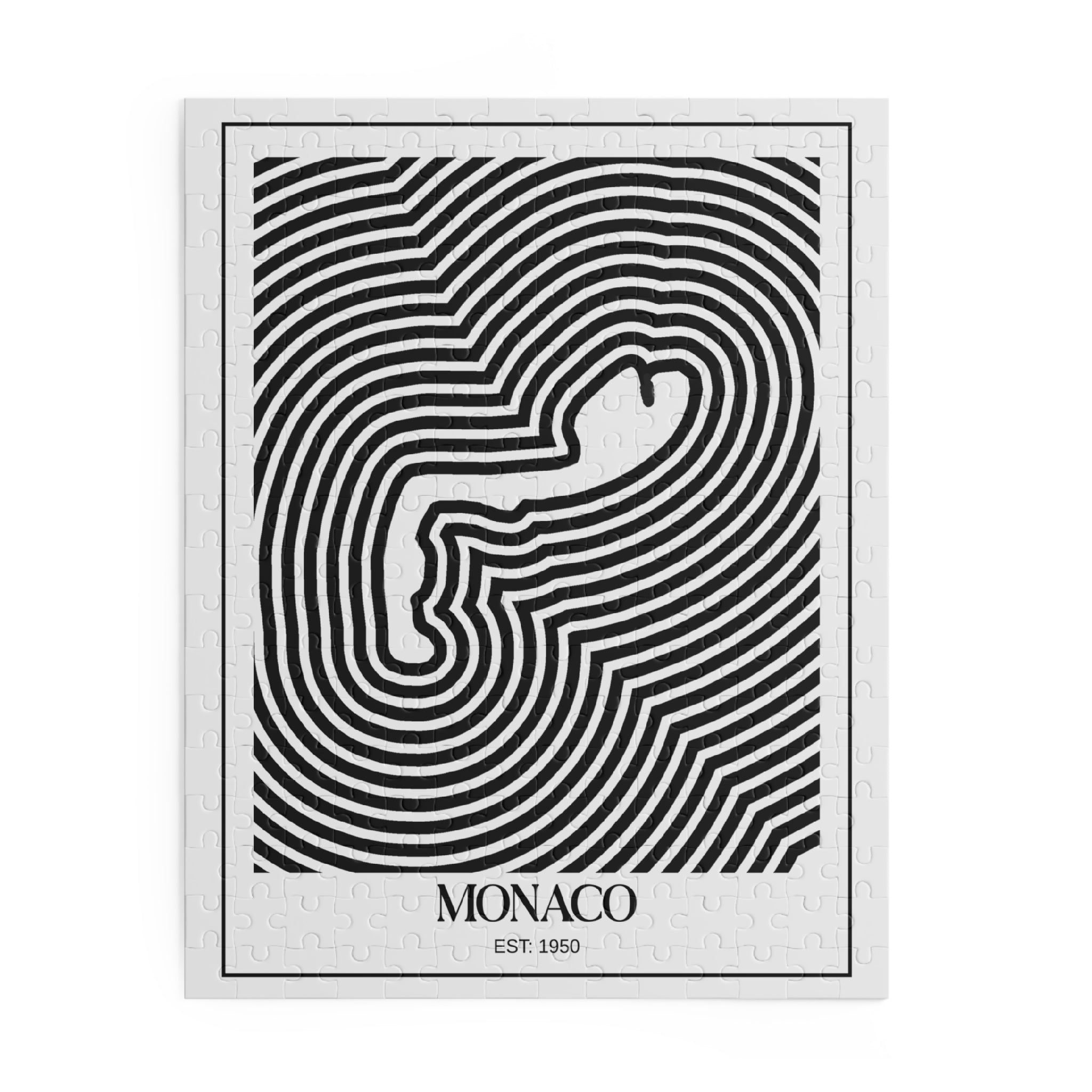Monaco | Circuit Contours Puzzle (252, 500-Piece)