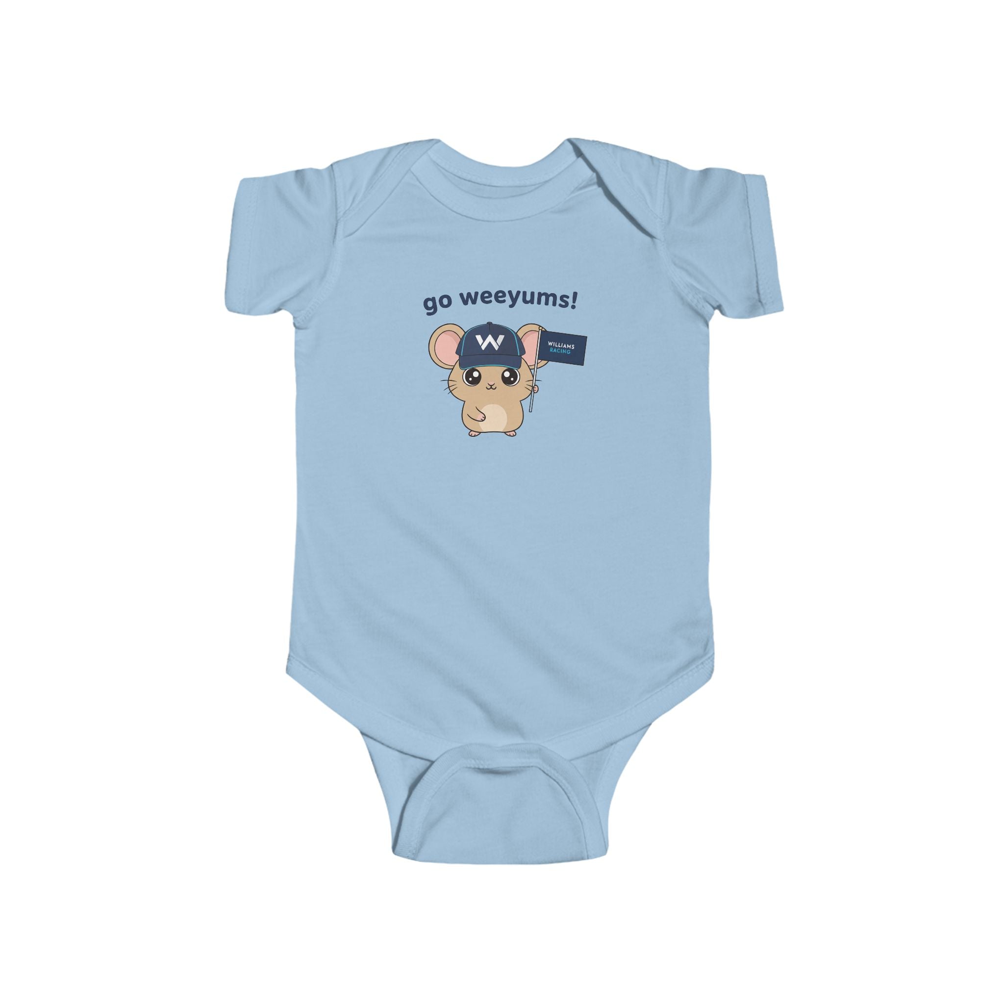 Go Weeyums | Infant Fine Jersey Bodysuit | Formula Fanatics