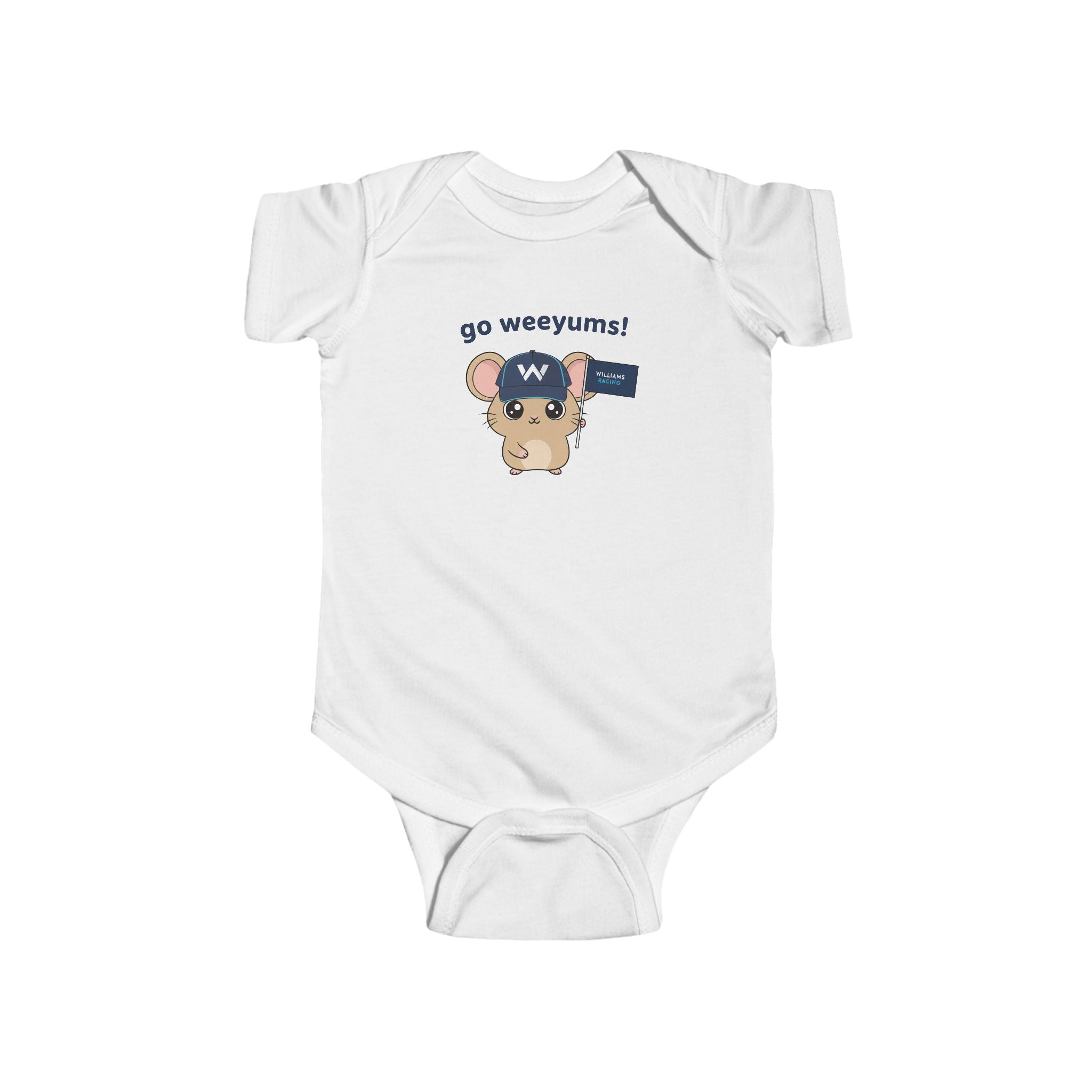 Go Weeyums | Infant Fine Jersey Bodysuit | Formula Fanatics