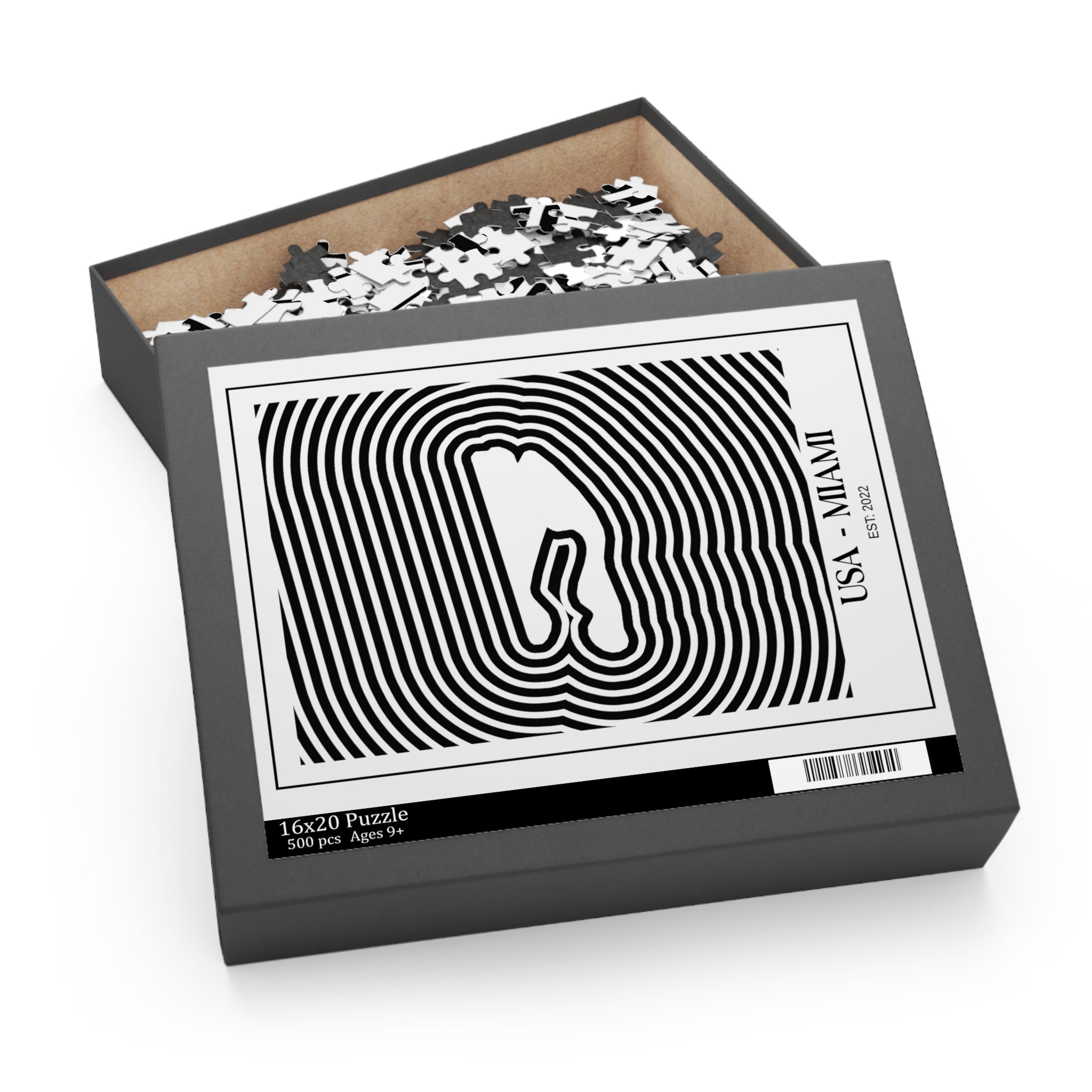Miami | Circuit Contours Puzzle (252, 500-Piece)