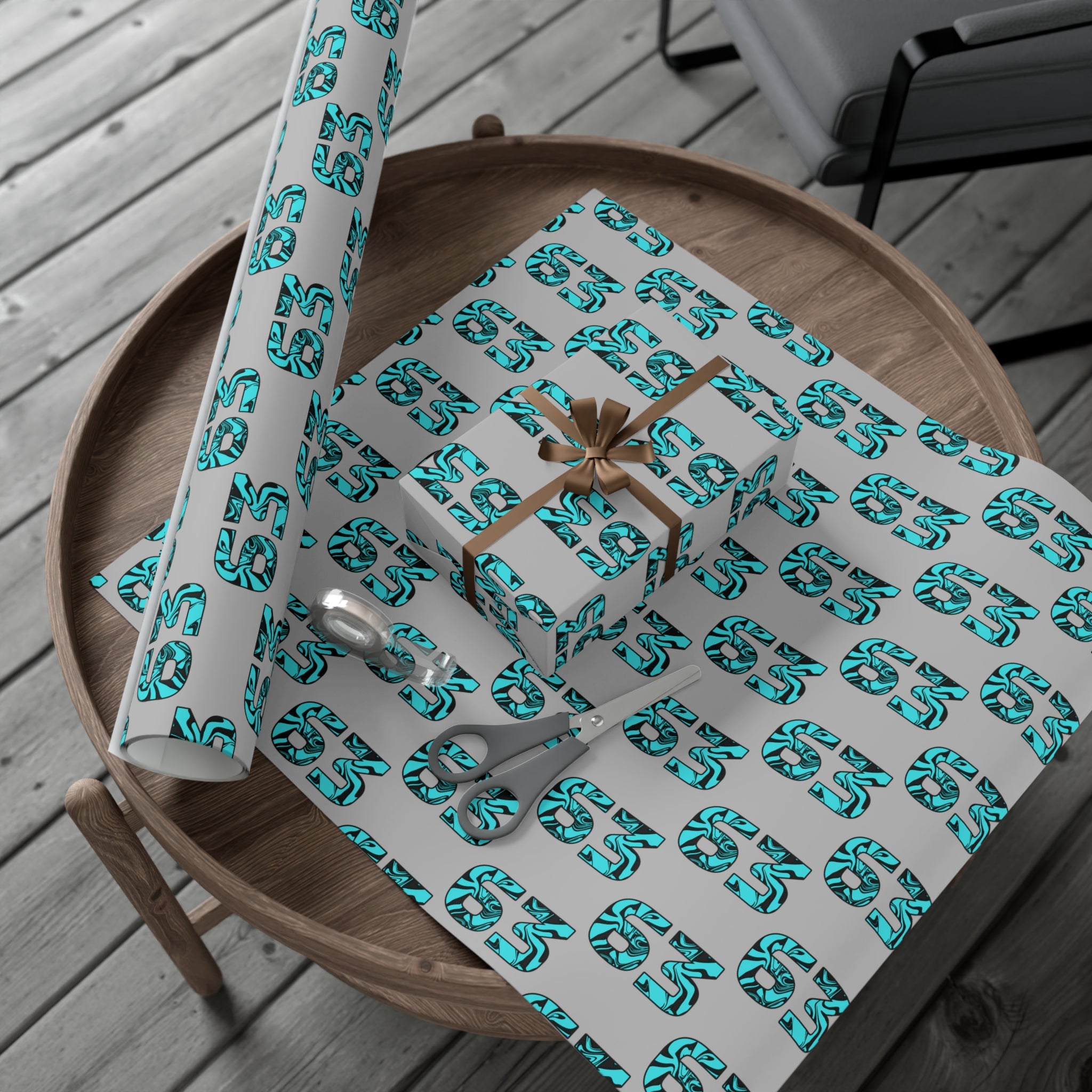 Livery Inspired "63" Wrapping Papers