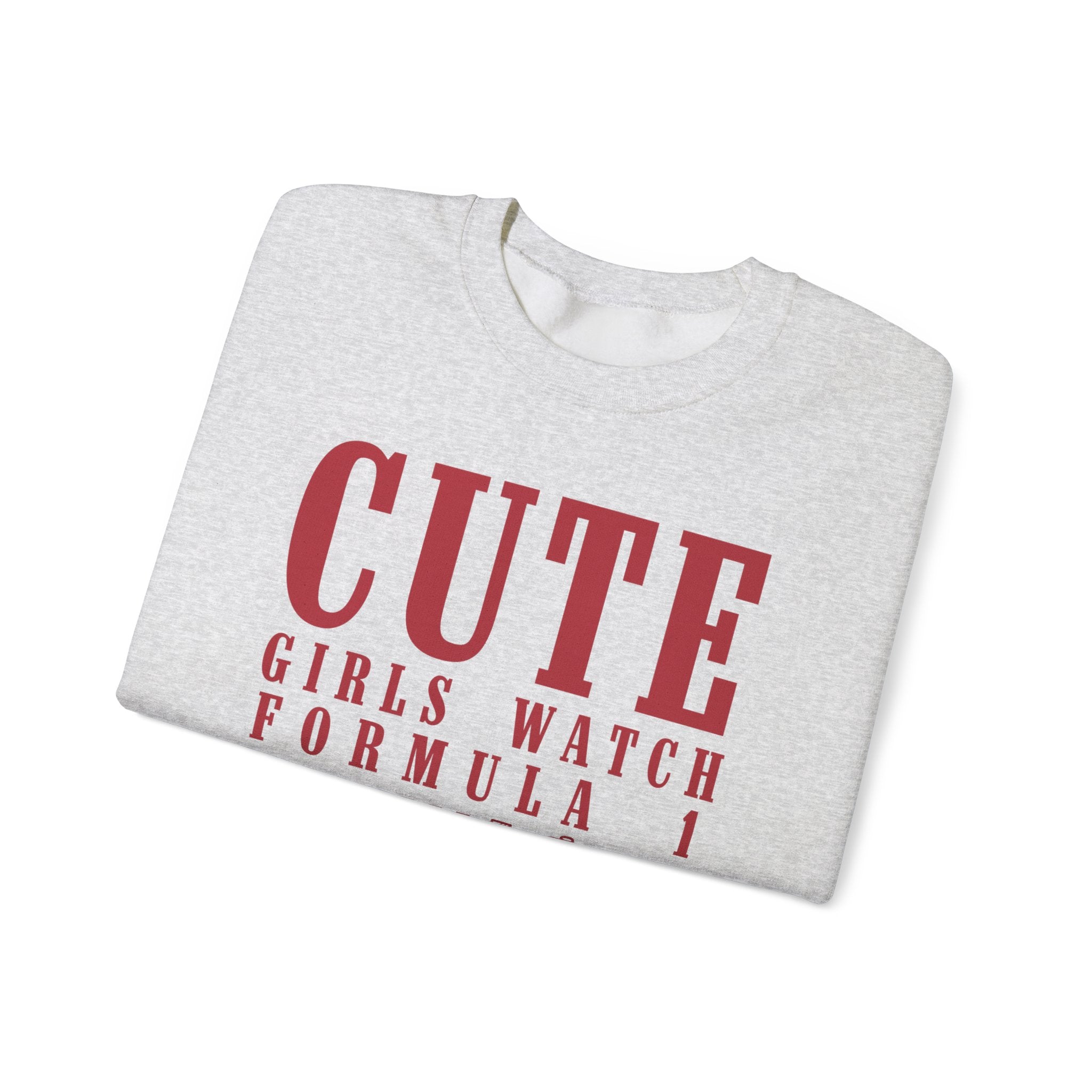 Cute Girls Watch F1 Crewneck Sweatshirt