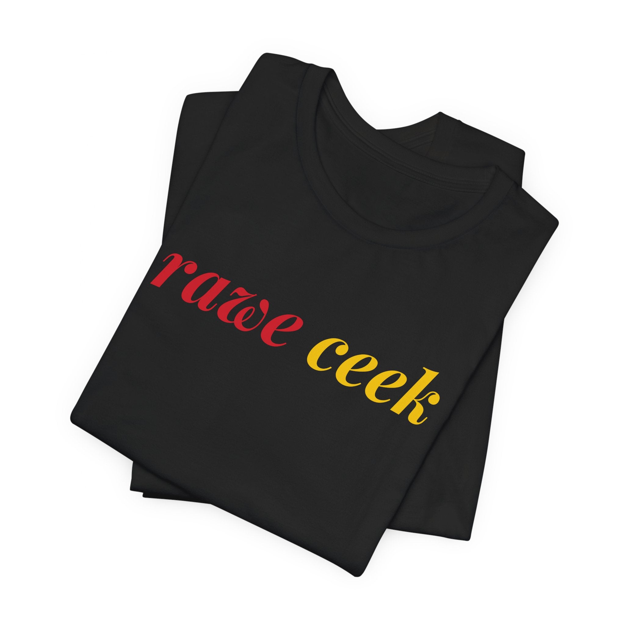 RAWE CEEK Front Print Unisex Short Sleeve Tee