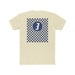 Checkered "3" Cotton Crew T-shirt - FormulaFanatics