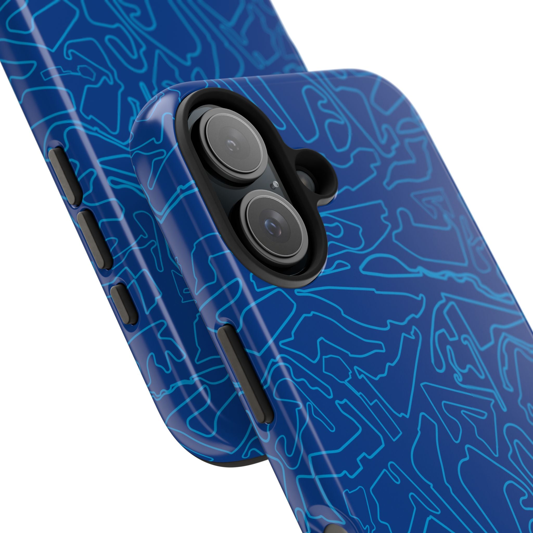 Tracks & Texts | Blue/Navy | Phone Case for Tough Protection