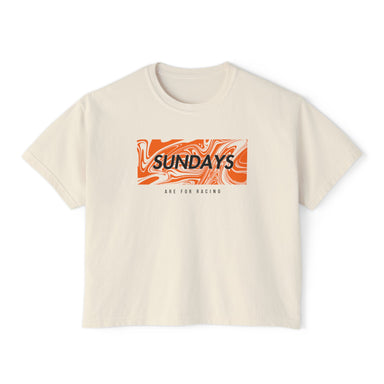 Mclaren Sundays Are For Racing Women's Boxy Tee - FormulaFanatics