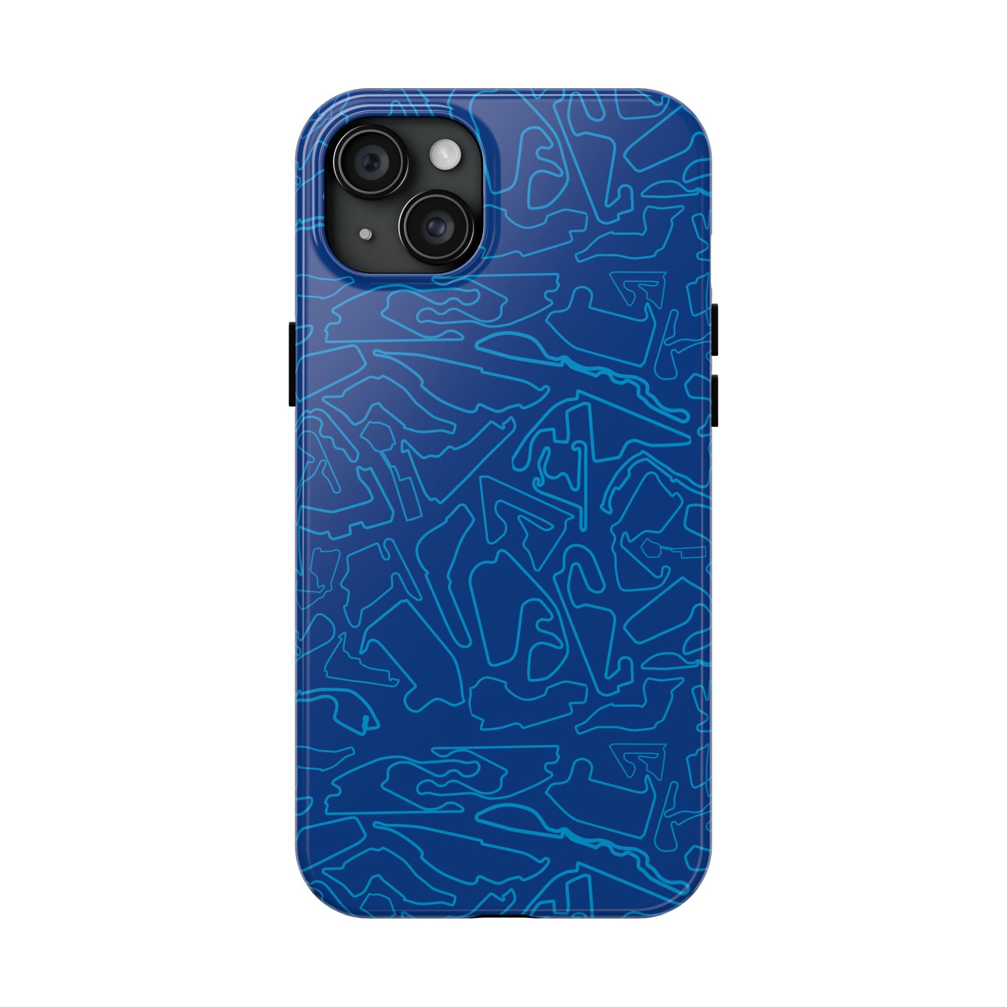 Tracks & Texts | Blue/Navy | Phone Case for Tough Protection