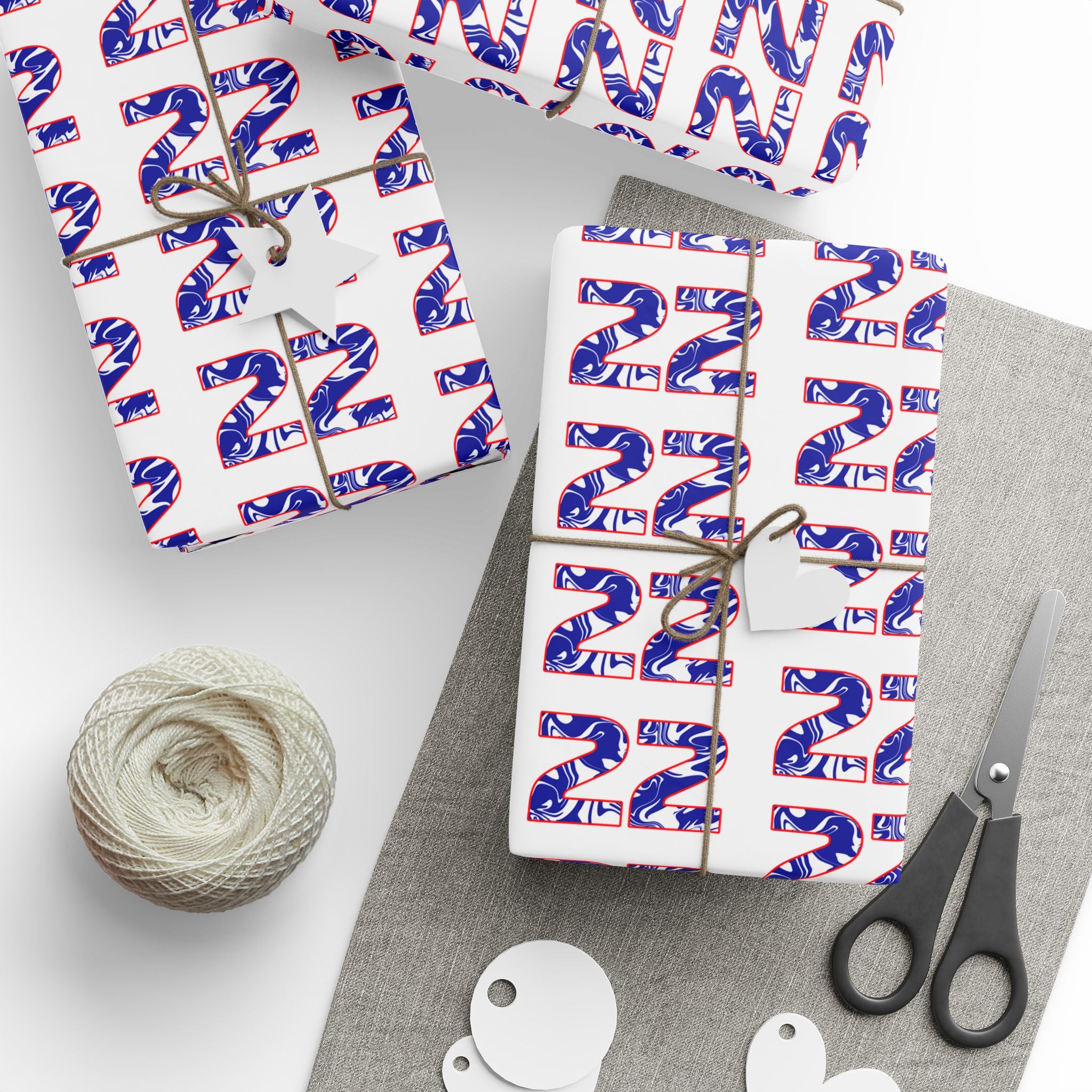 Livery Inspired "22" Wrapping Papers