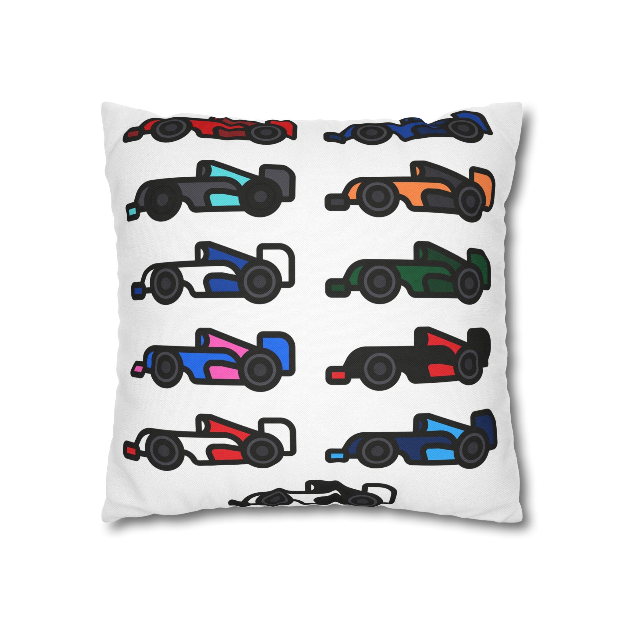 The Grid Spun Polyester Square Pillow Case