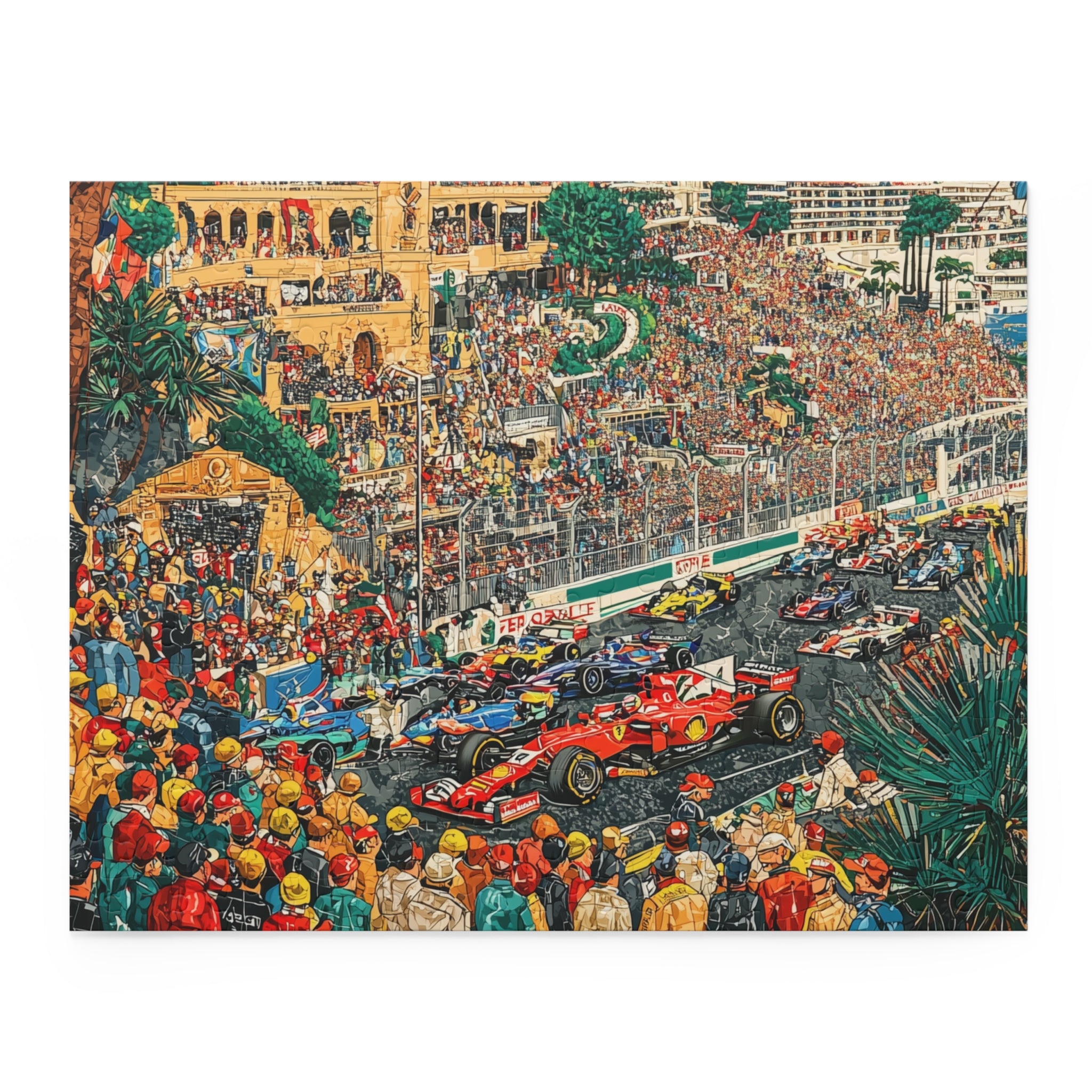 Monaco Parc Fermè Puzzle (120, 252, 500-Piece)