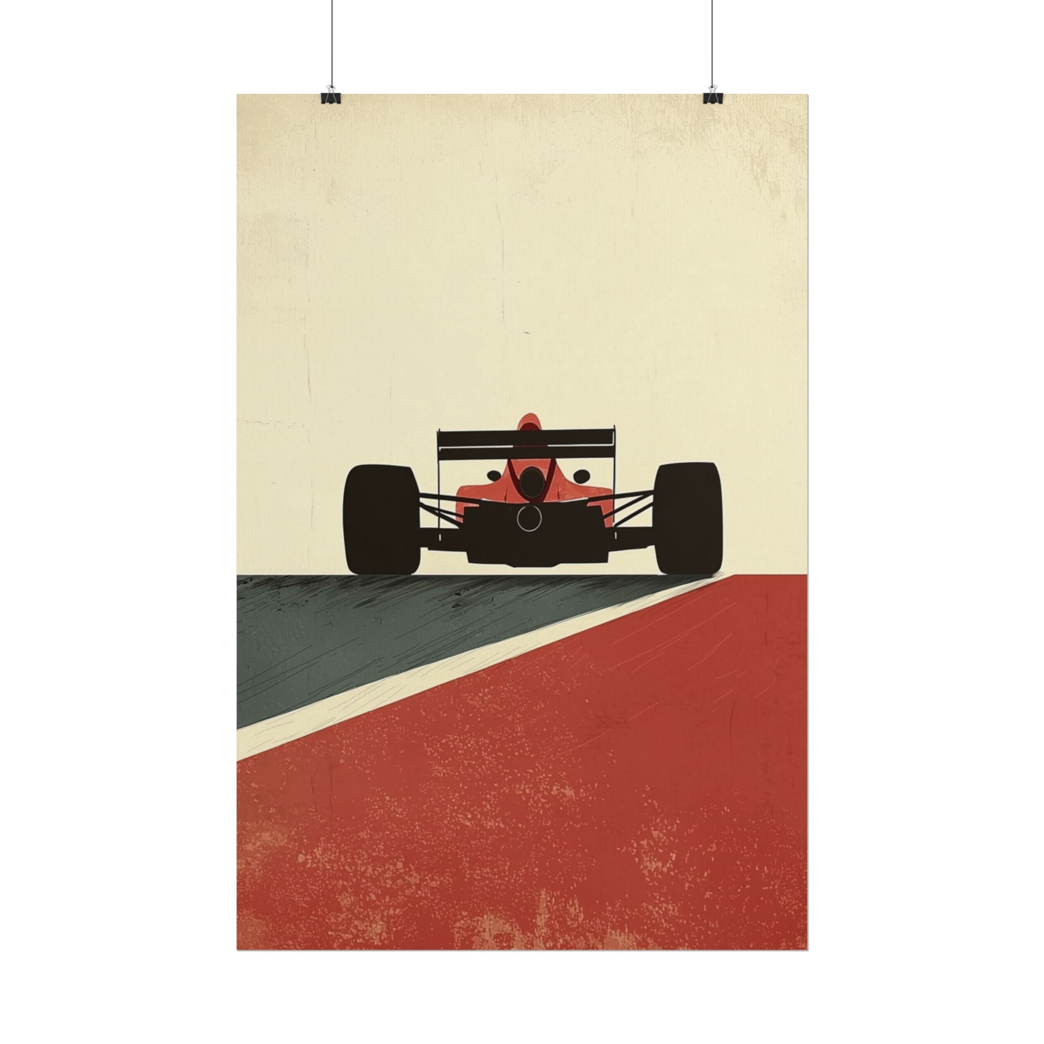 Vintage COTA Turn Racer Poster