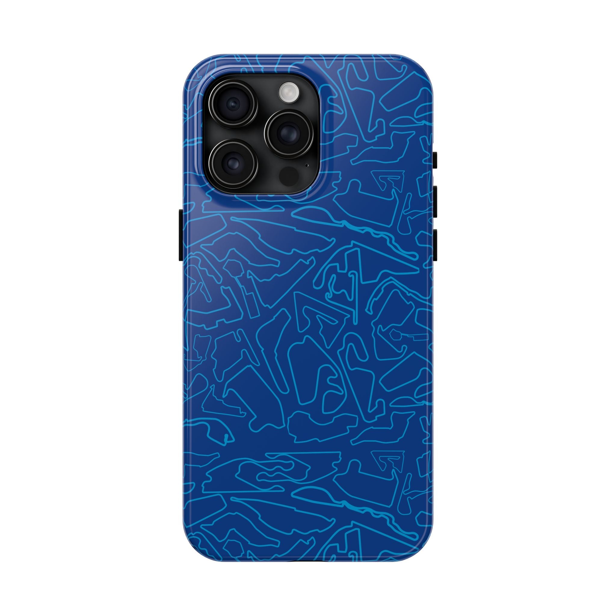 Tracks & Texts | Blue/Navy | Phone Case for Tough Protection