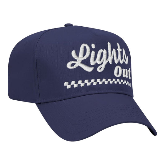 Lights Out | 3D Embroidered Solid Baseball Hat