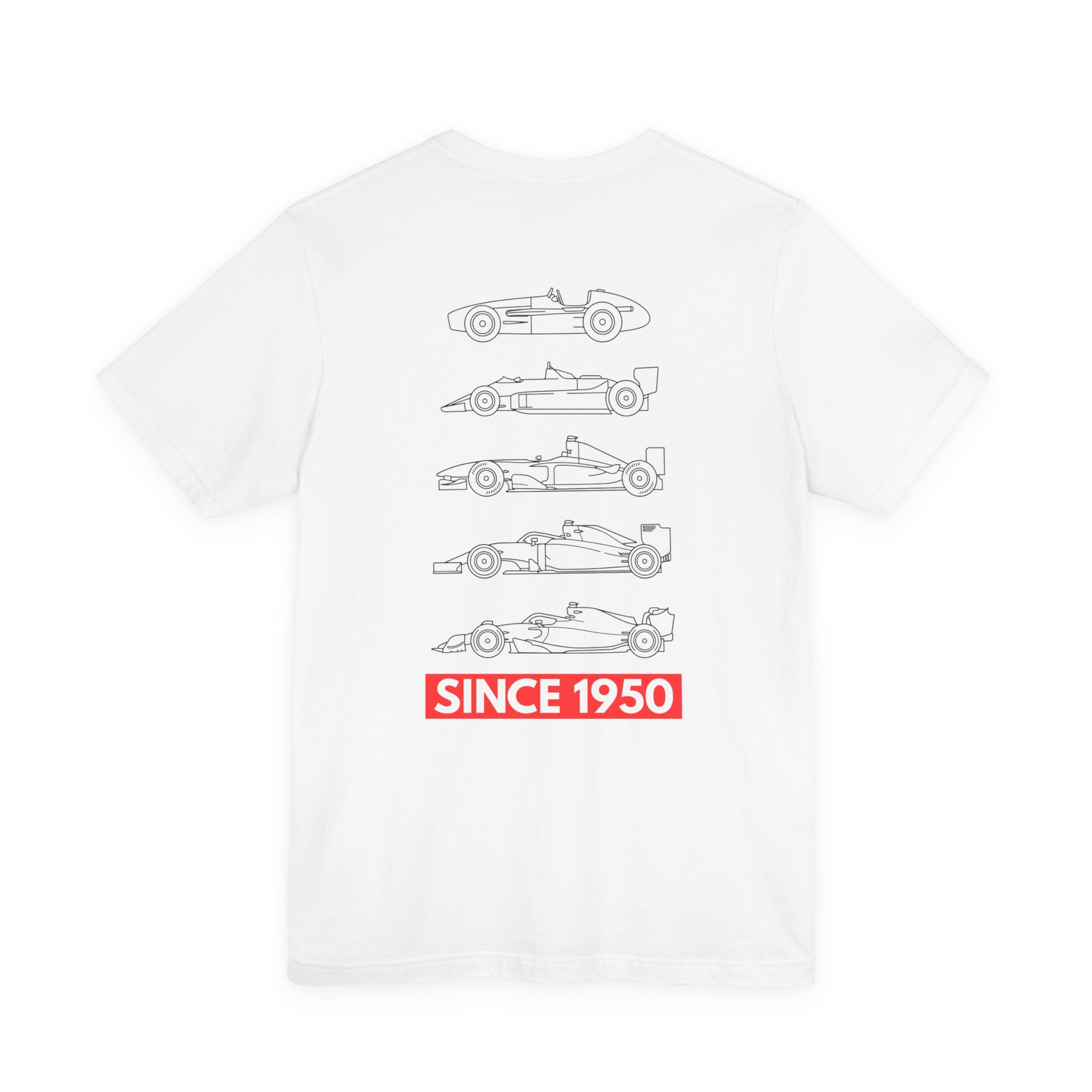 Eras of Speed Premium Adult Tee | Formula Fanatics