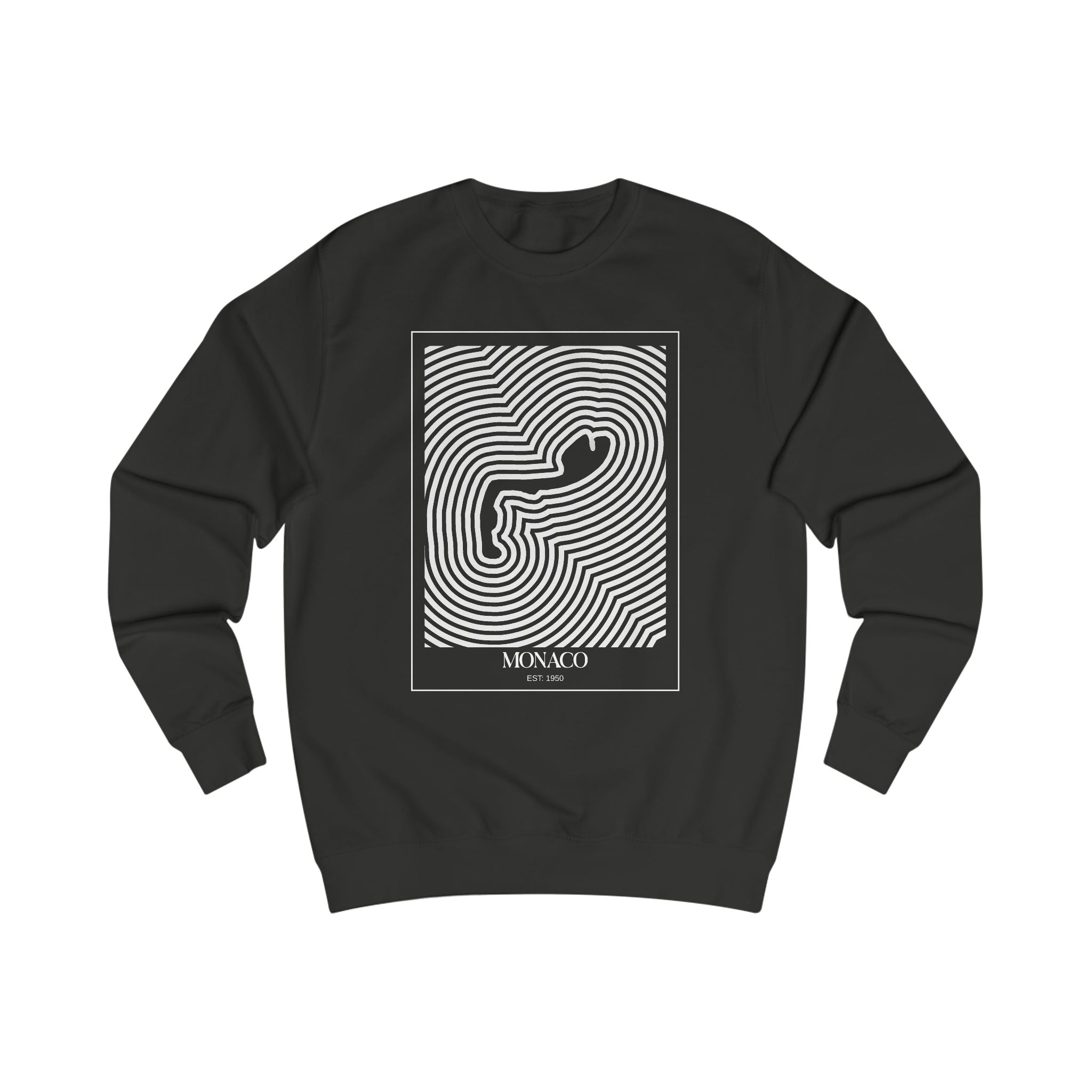 Monaco | Circuit Contours | Sweatshirt