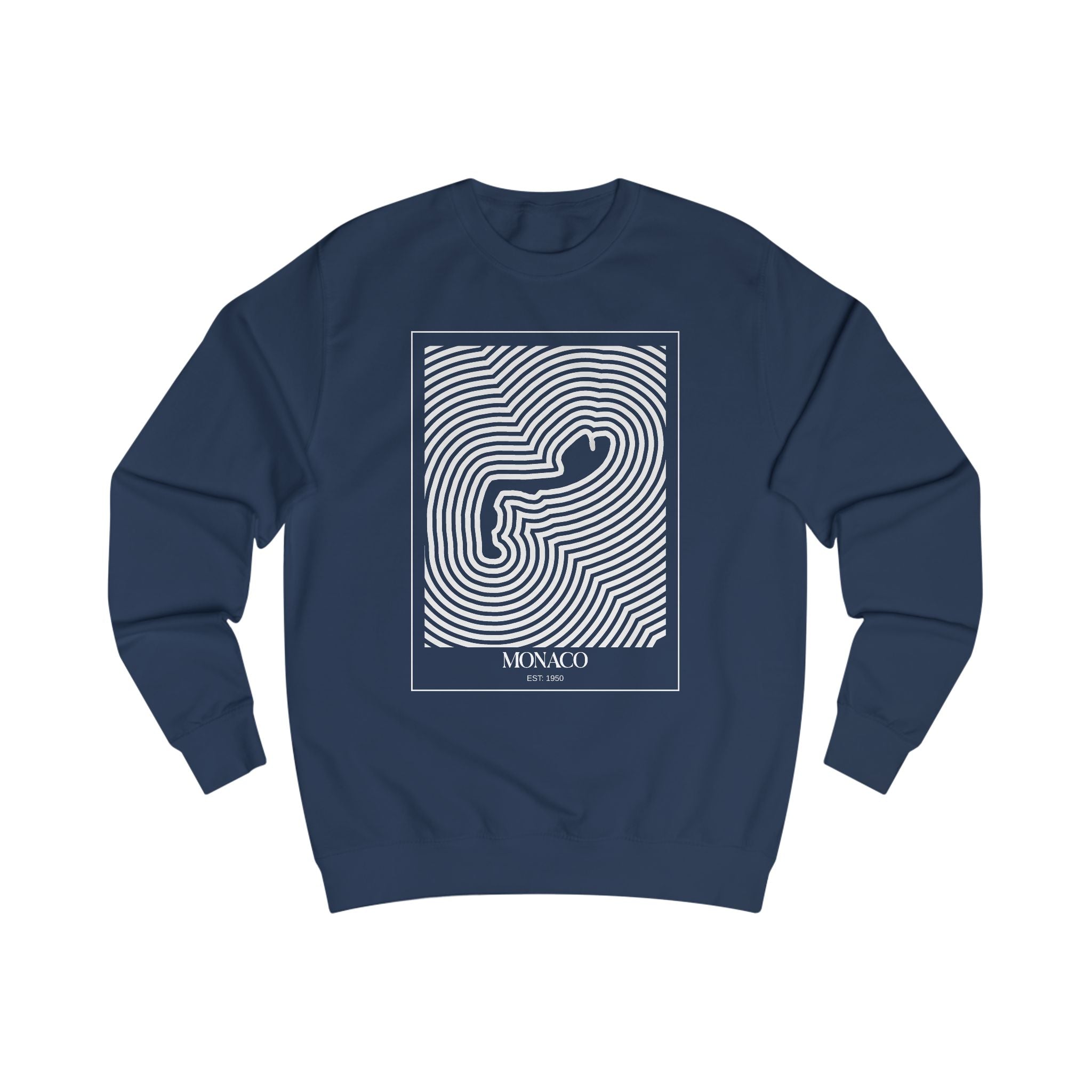 Monaco | Circuit Contours | Sweatshirt