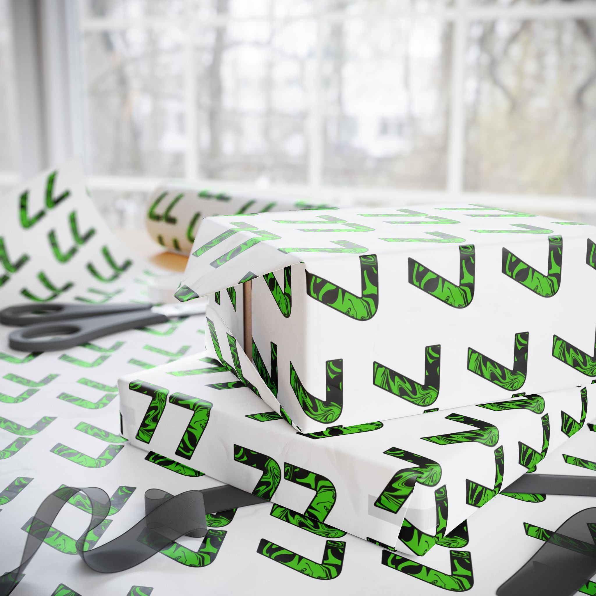 Livery Inspired "77" Wrapping Paper