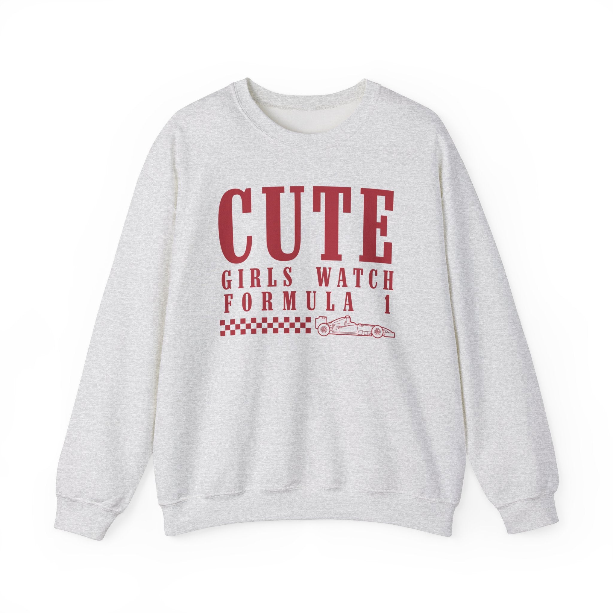 Cute Girls Watch F1 Crewneck Sweatshirt