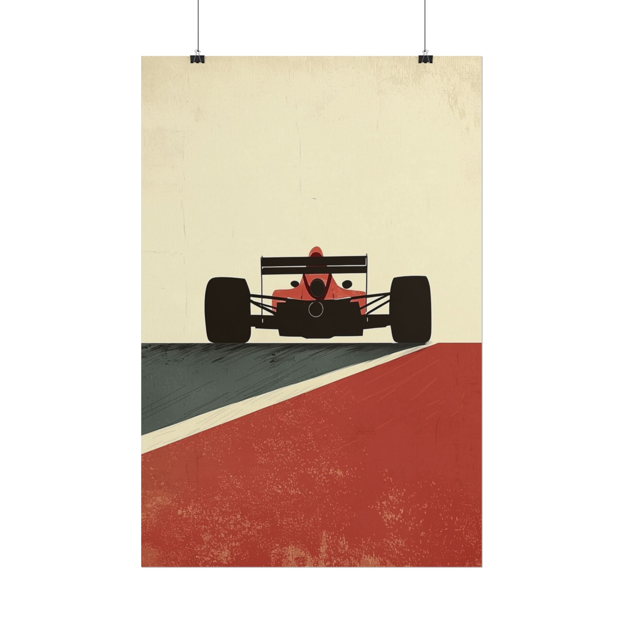 Vintage COTA Turn Racer Poster