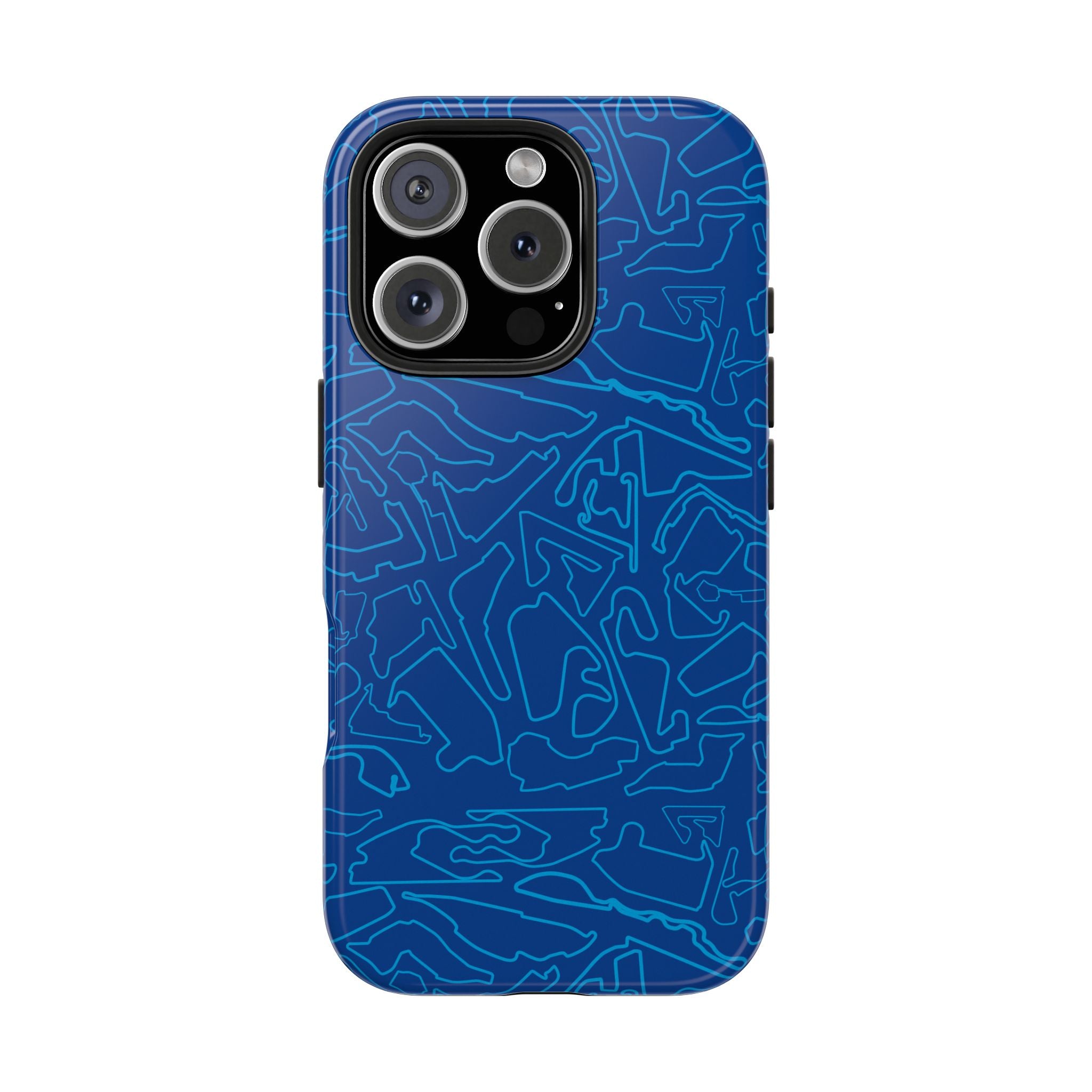 Tracks & Texts | Blue/Navy | Phone Case for Tough Protection