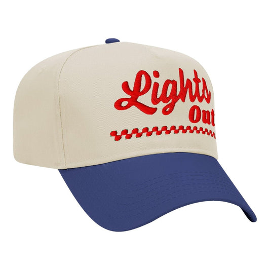 Lights Out | 3D Embroidered Two-Toned Baseball Hat