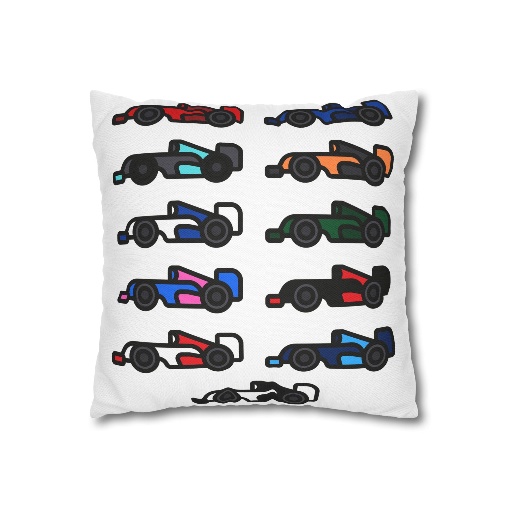 The Grid Spun Polyester Square Pillow Case