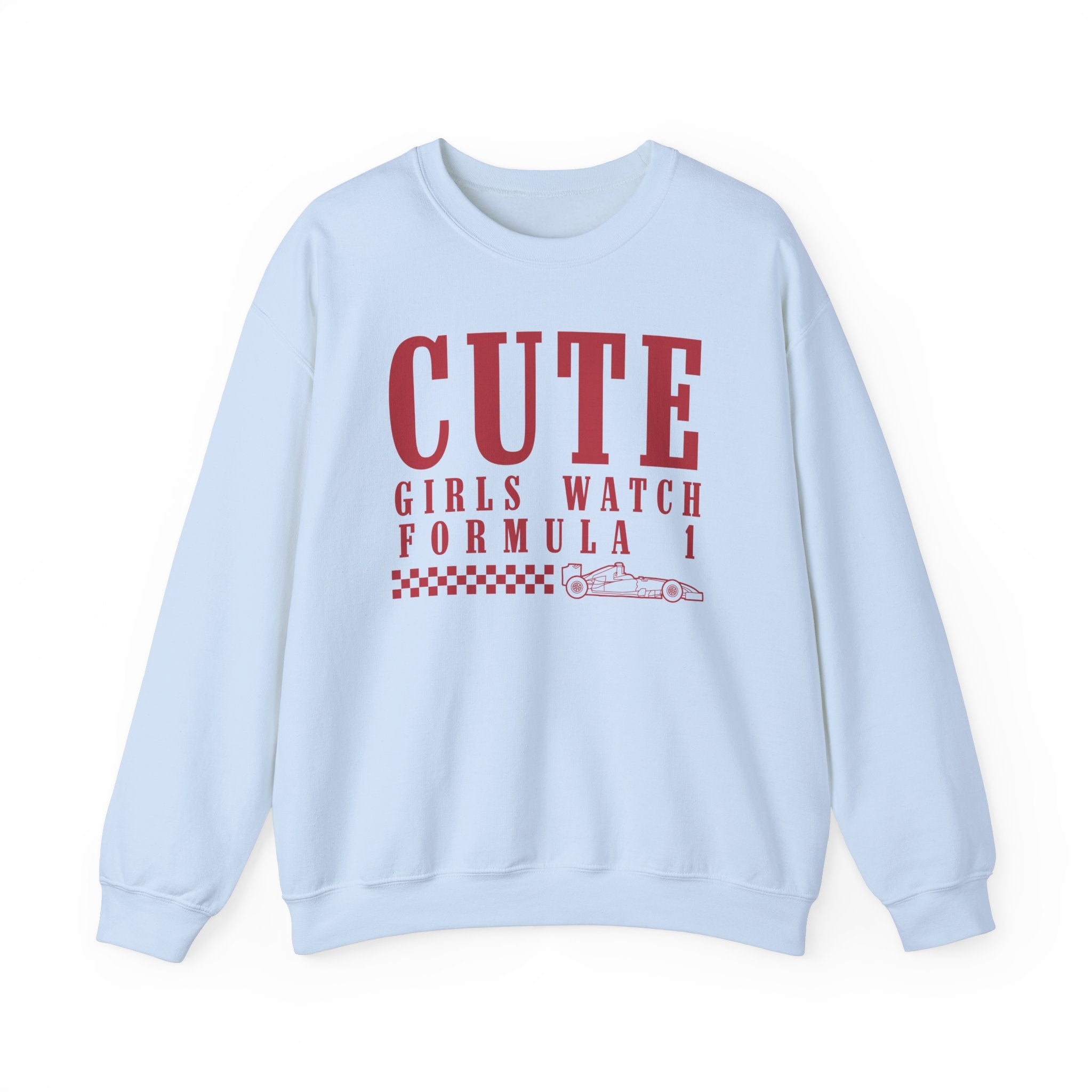 Cute Girls Watch F1 Crewneck Sweatshirt