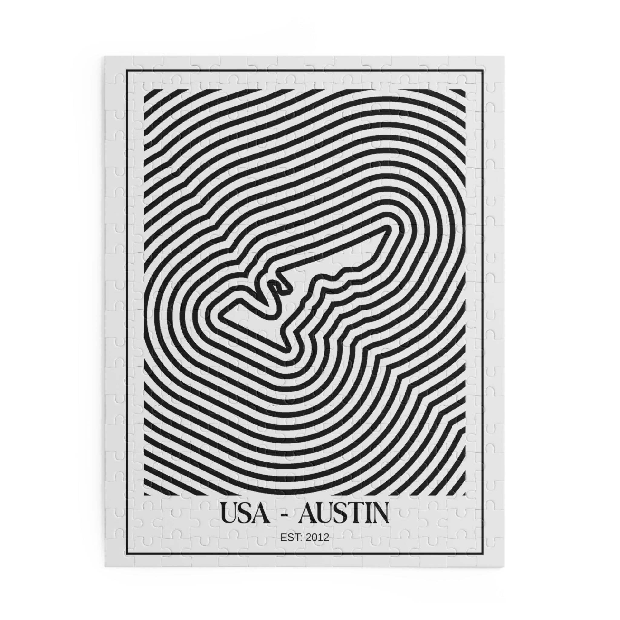 USA - Austin | Circuit Contours Puzzle (252, 500-Piece)