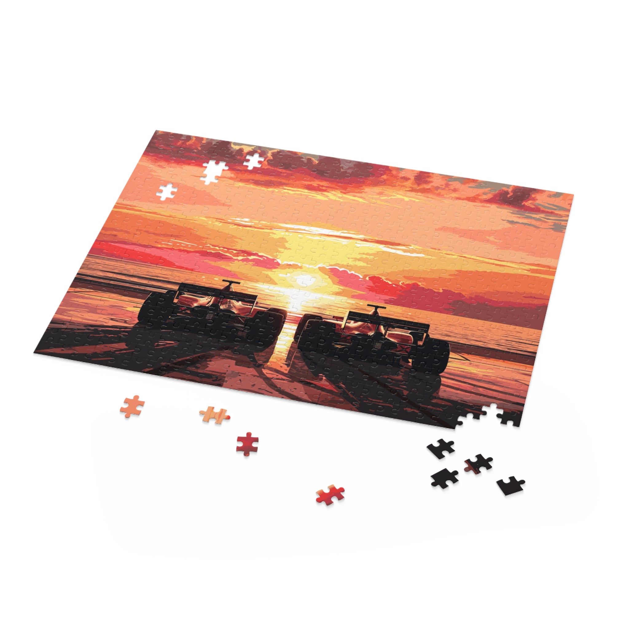 Sunset Racing Puzzle (120, 252, 500-Piece)