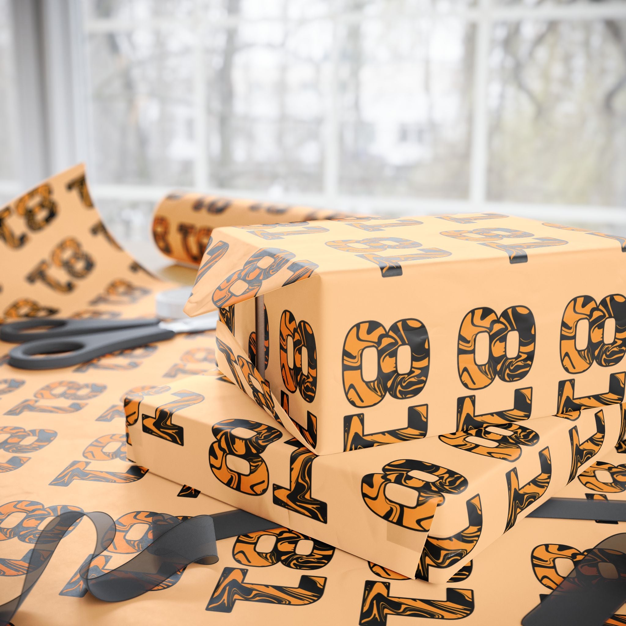 Livery Inspired "81" Wrapping Paper