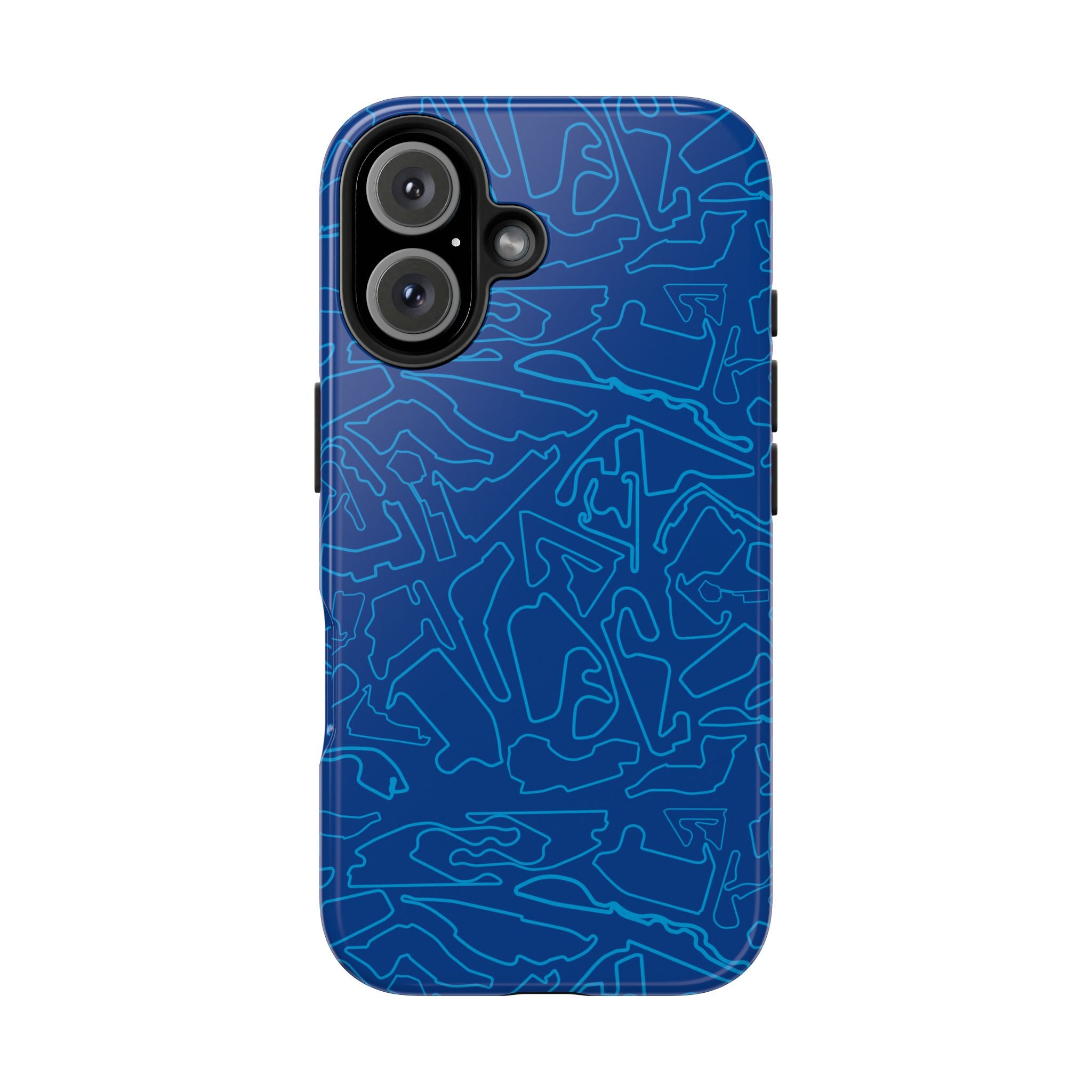 Tracks & Texts | Blue/Navy | Phone Case for Tough Protection