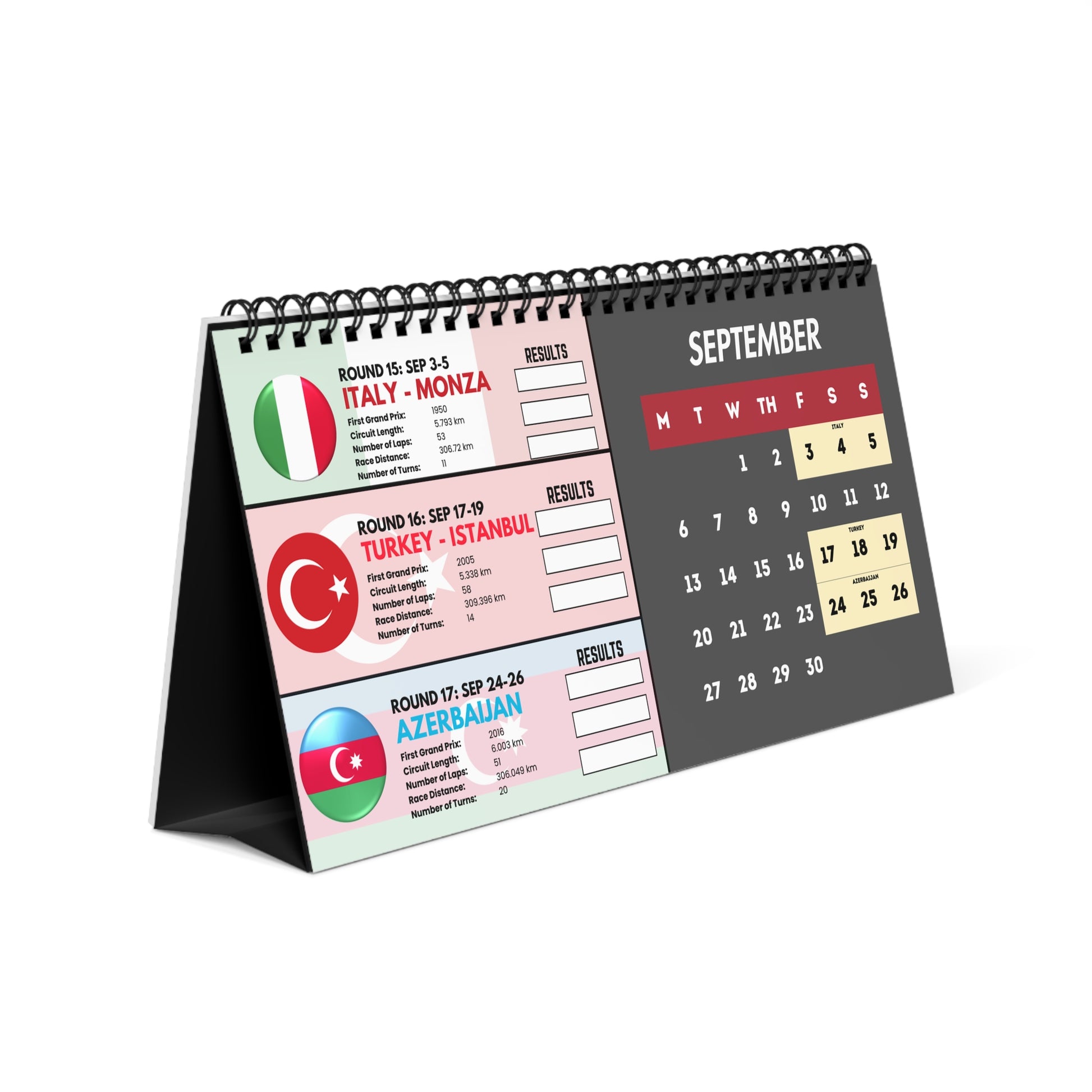 2027 Formula Fanatics Desktop Race Calendar