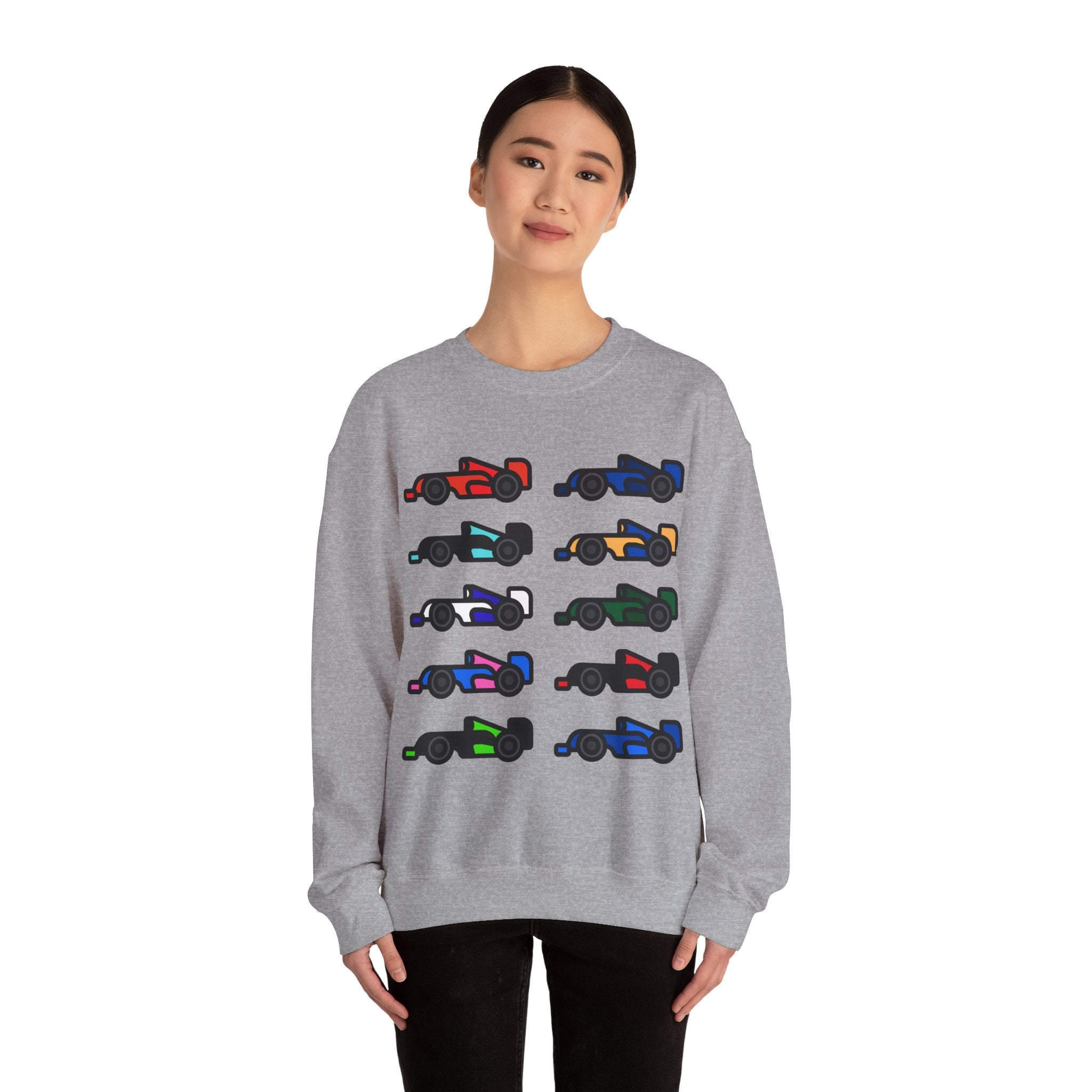 The Grid Heavy Blend™ Crewneck Sweatshirt - FormulaFanatics