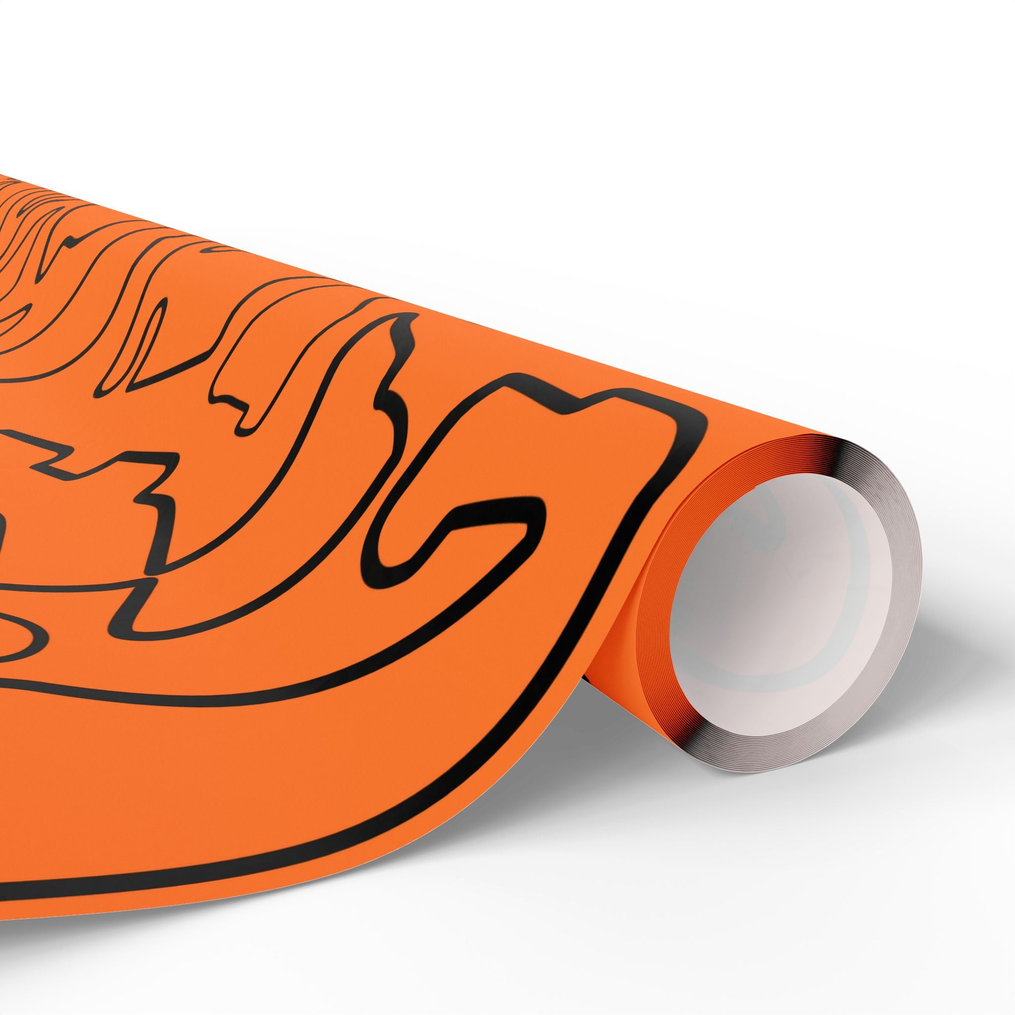 Track Wraps - Orange/Black - Wrapping Paper
