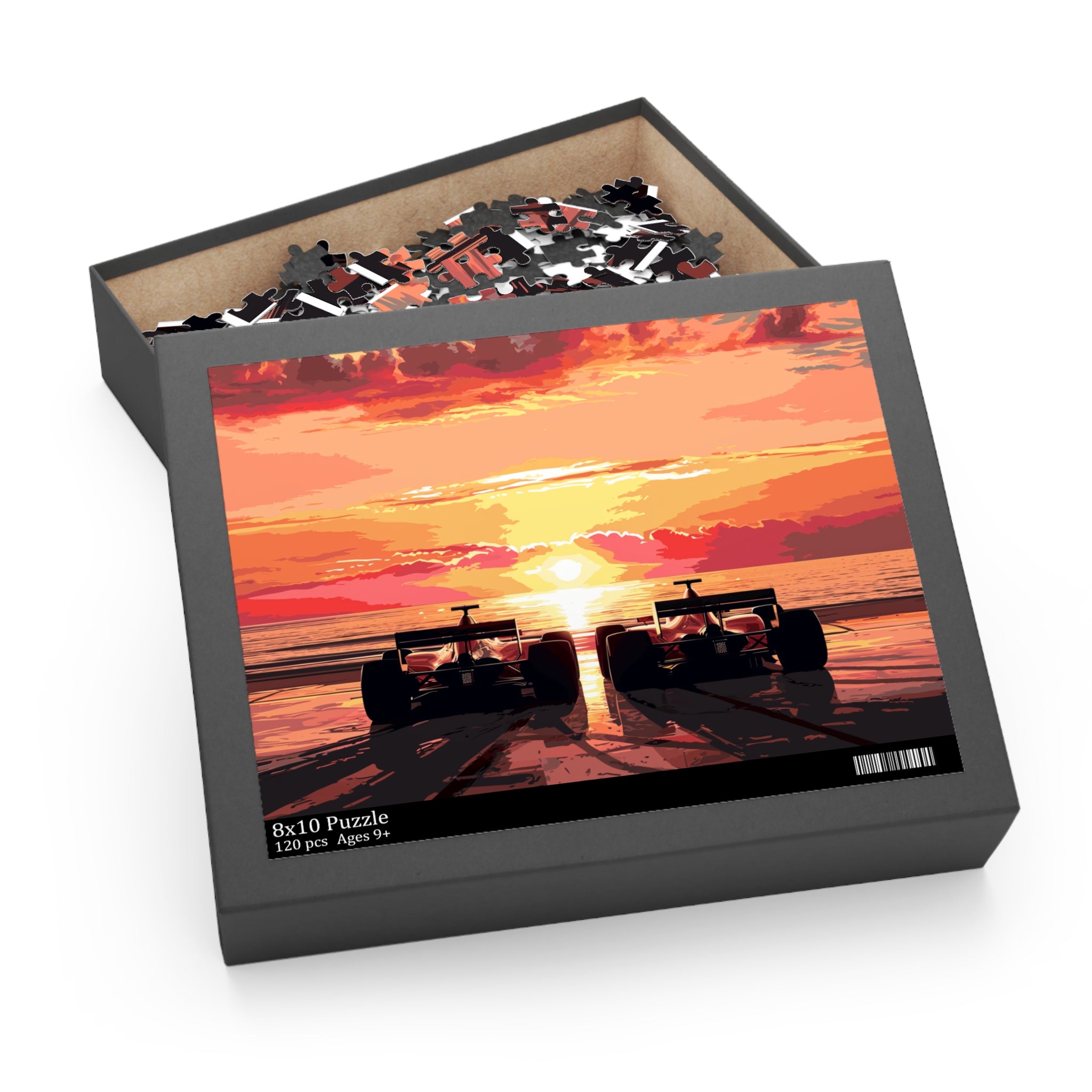 Sunset Racing Puzzle (120, 252, 500-Piece)