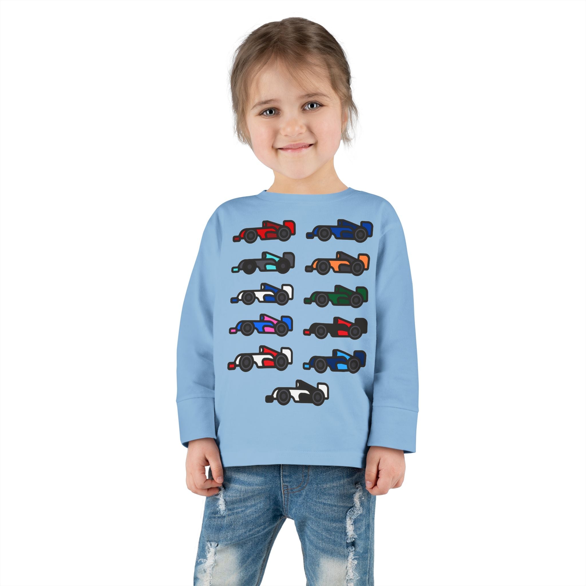 The Grid Toddler Long Sleeve Tee